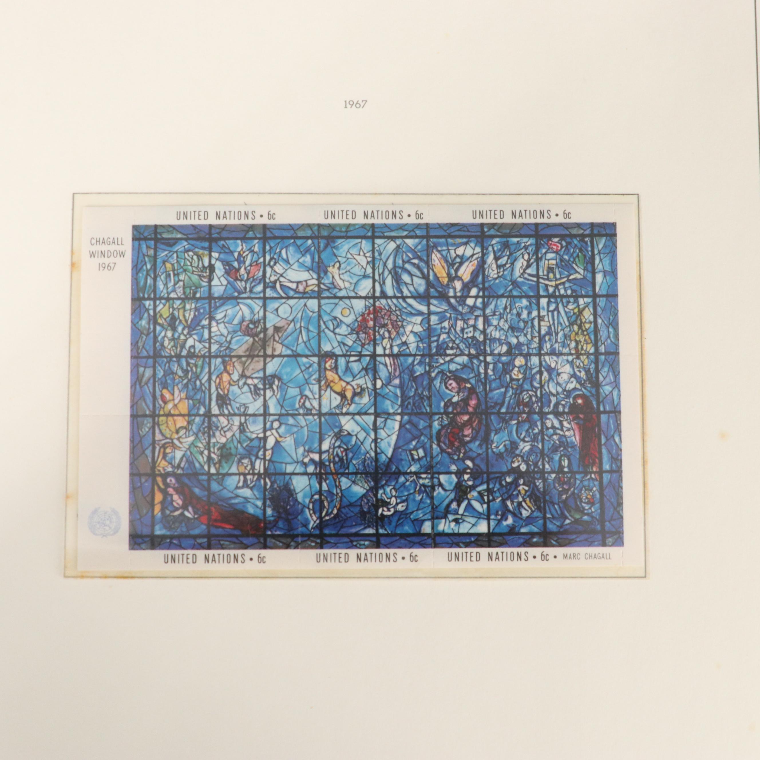 Album of Mint United Nations Postage Stamps, 1951-1967