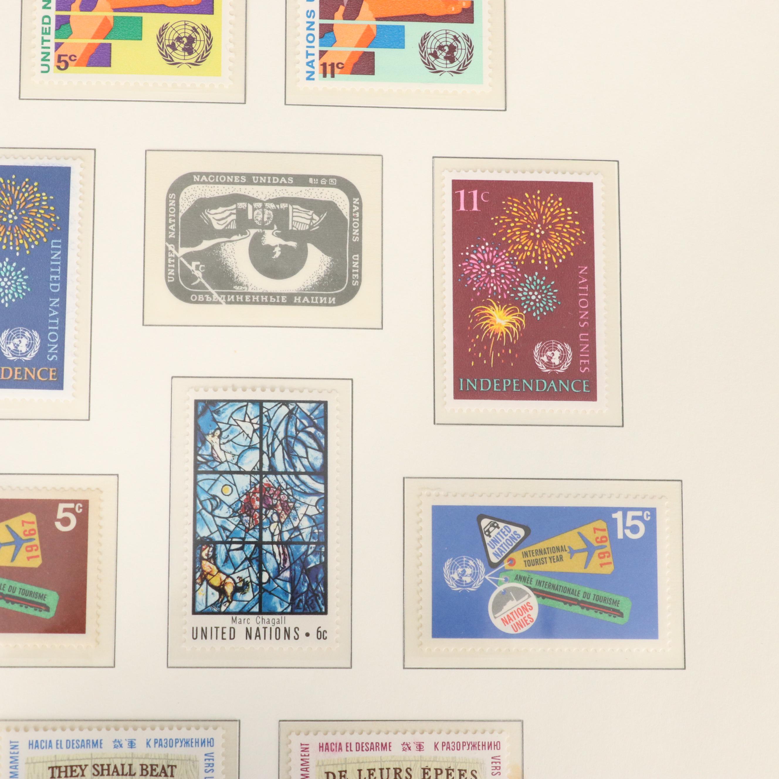 Album of Mint United Nations Postage Stamps, 1951-1967