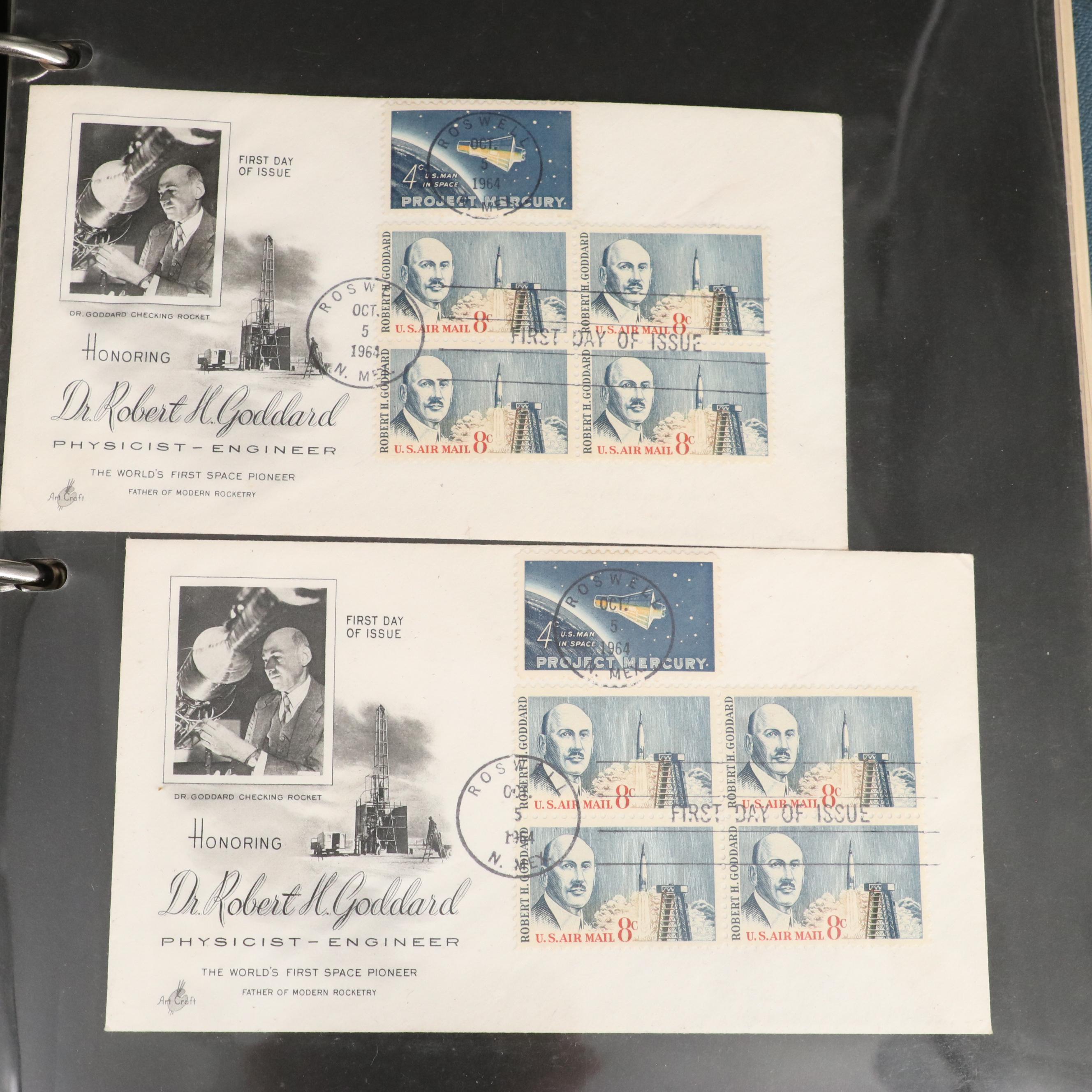 Album of Space Exploration Related Postage Stamps and Covers