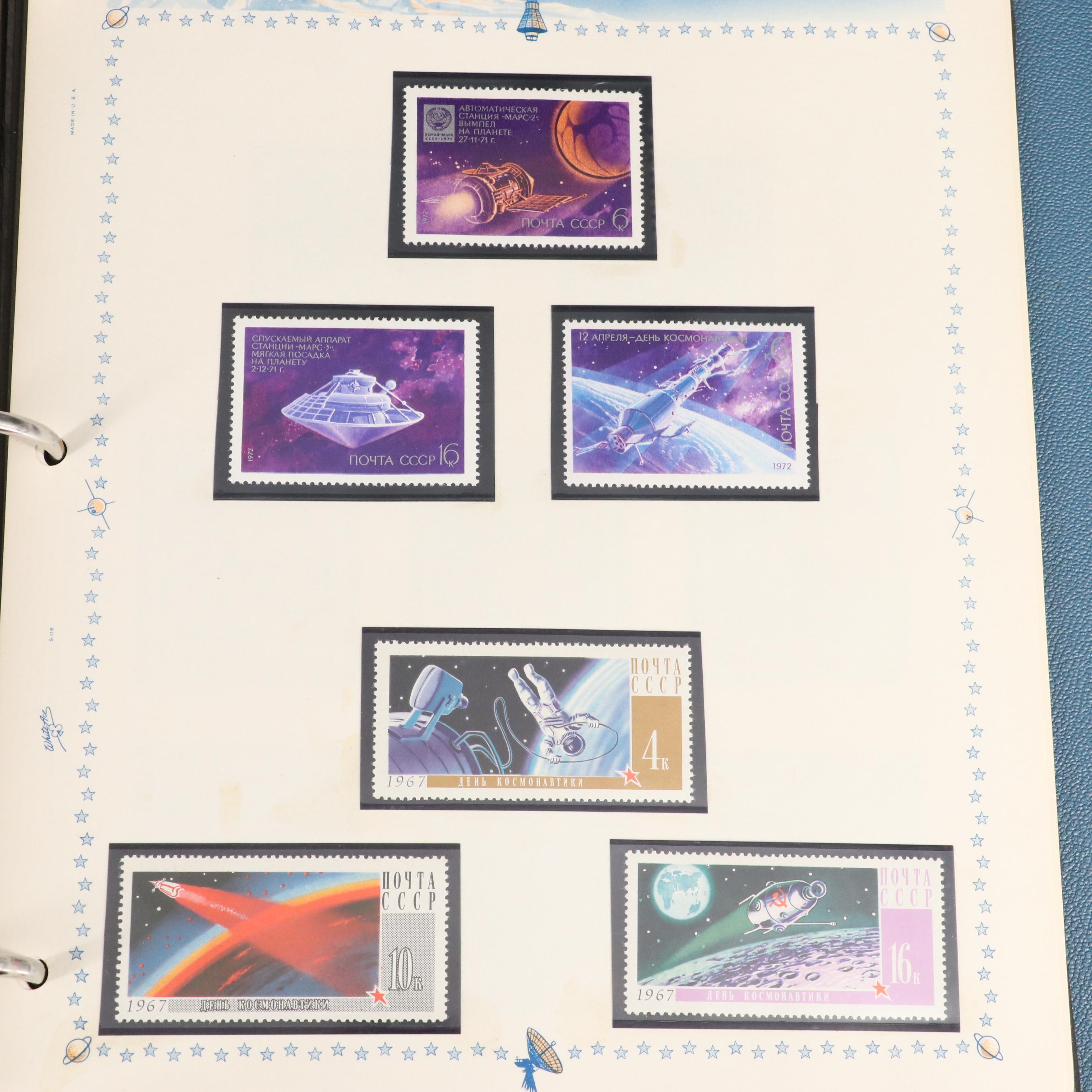 Album of Space Exploration Related Postage Stamps and Covers