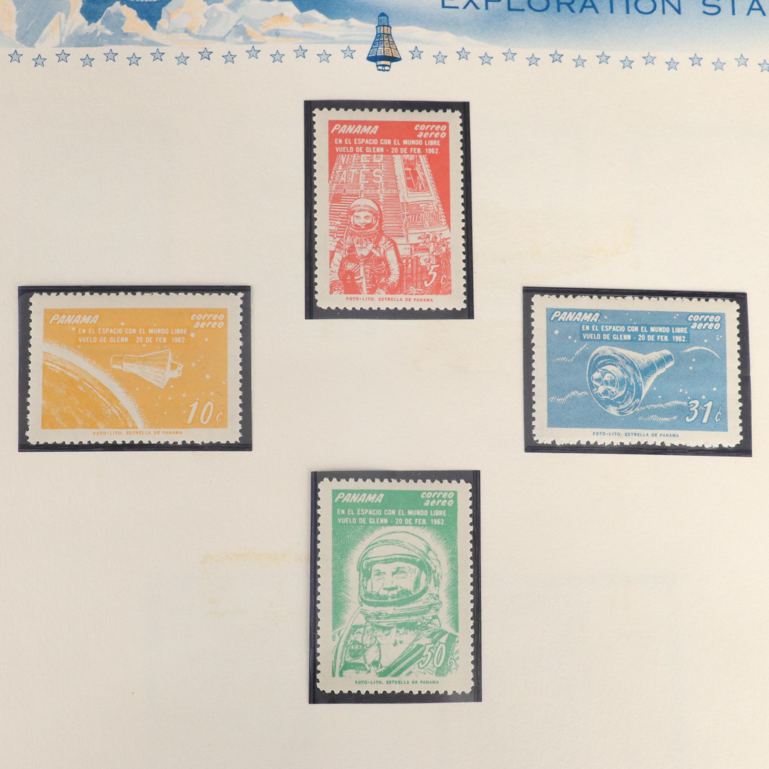 Album of Space Exploration Related Postage Stamps and Covers