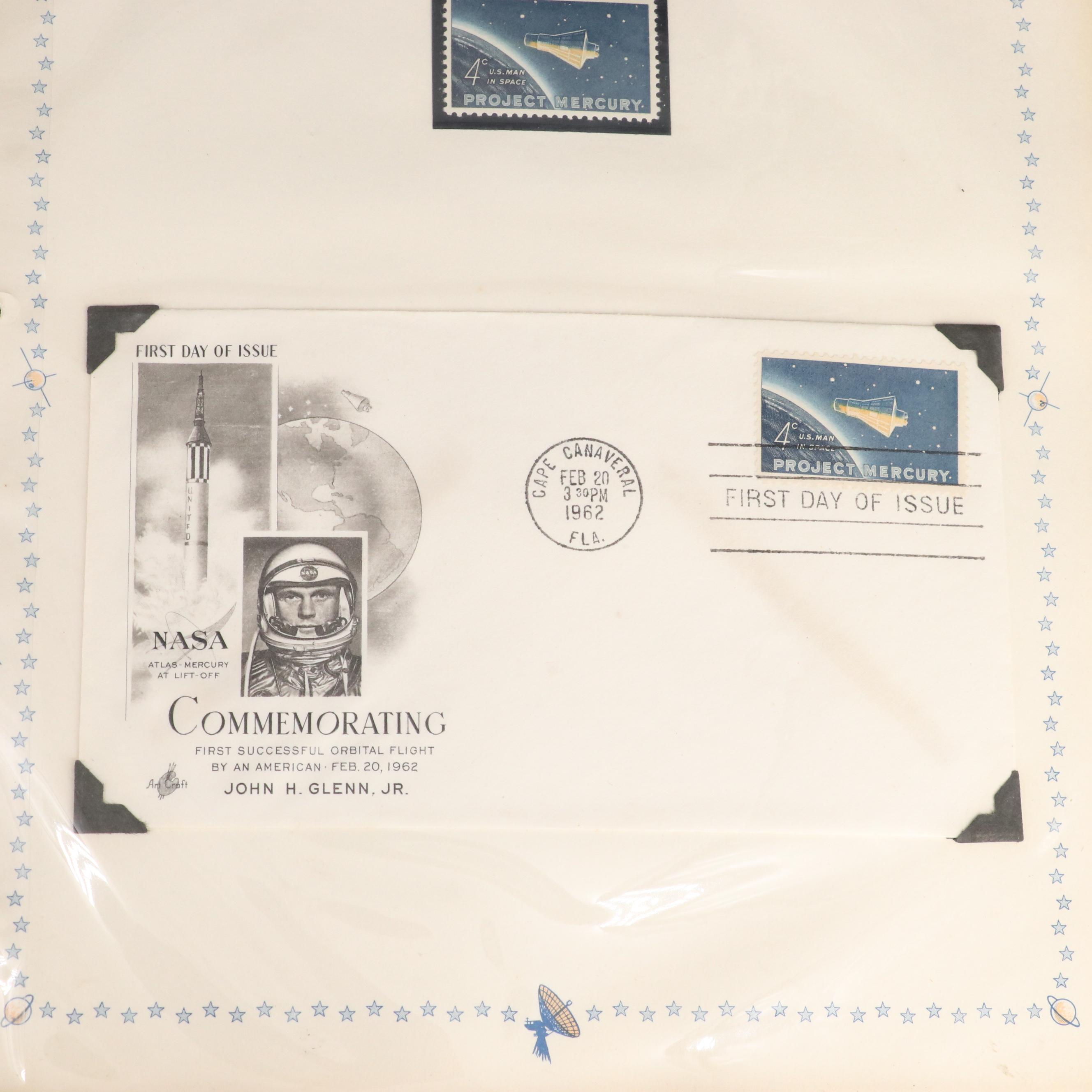 Album of Space Exploration Related Postage Stamps and Covers