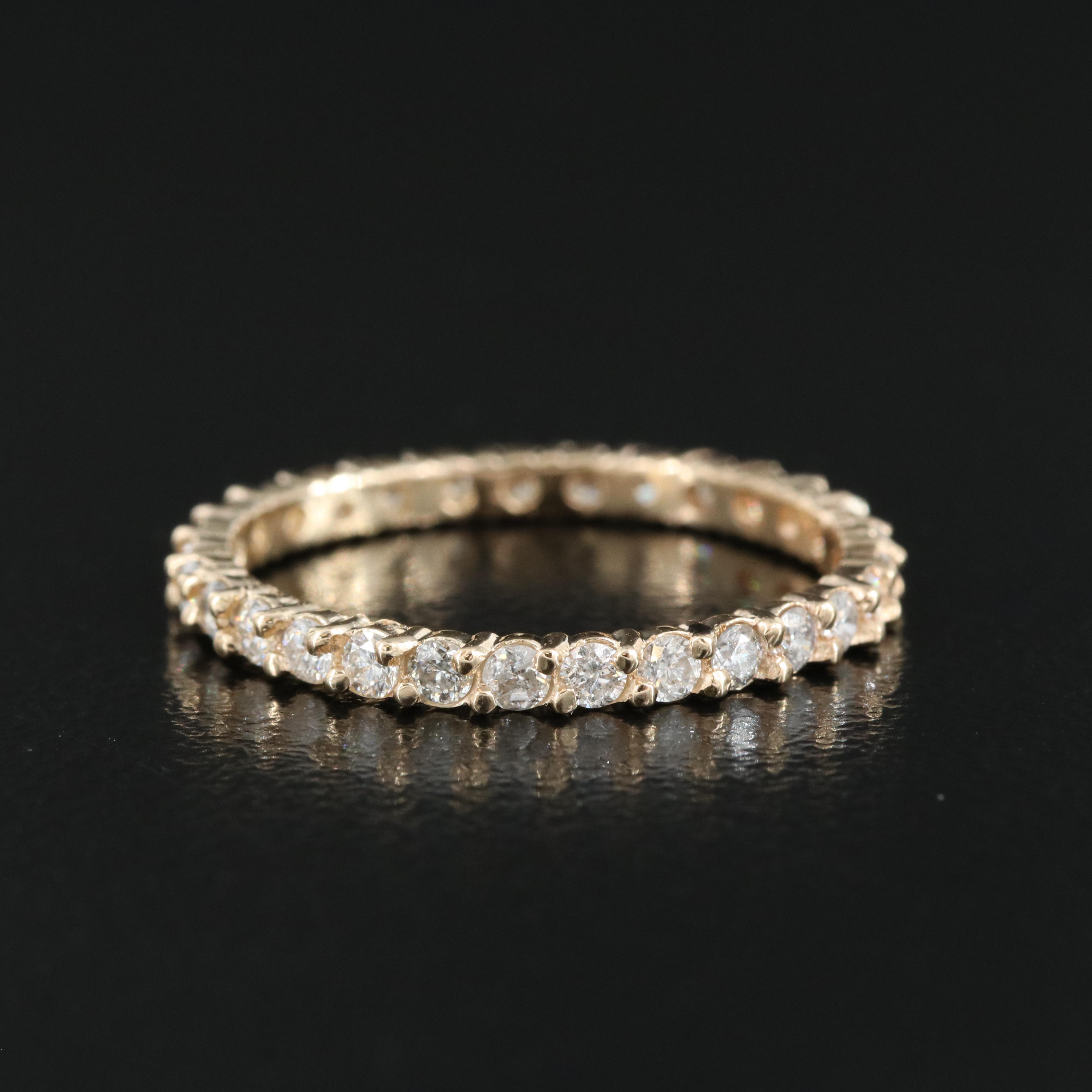 14K 1.80 CTW Diamond Stacking Eternity Band Set