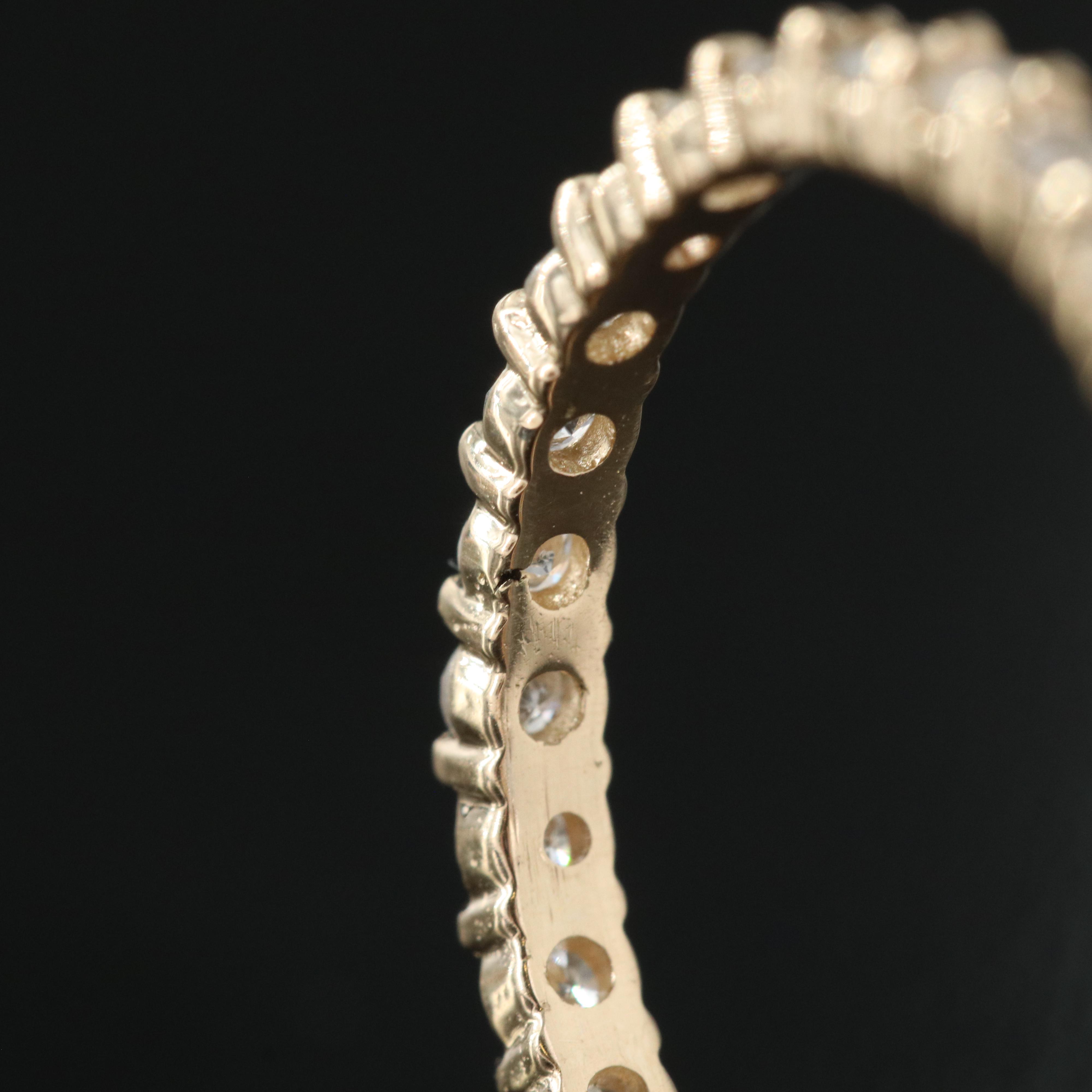 14K 1.80 CTW Diamond Stacking Eternity Band Set