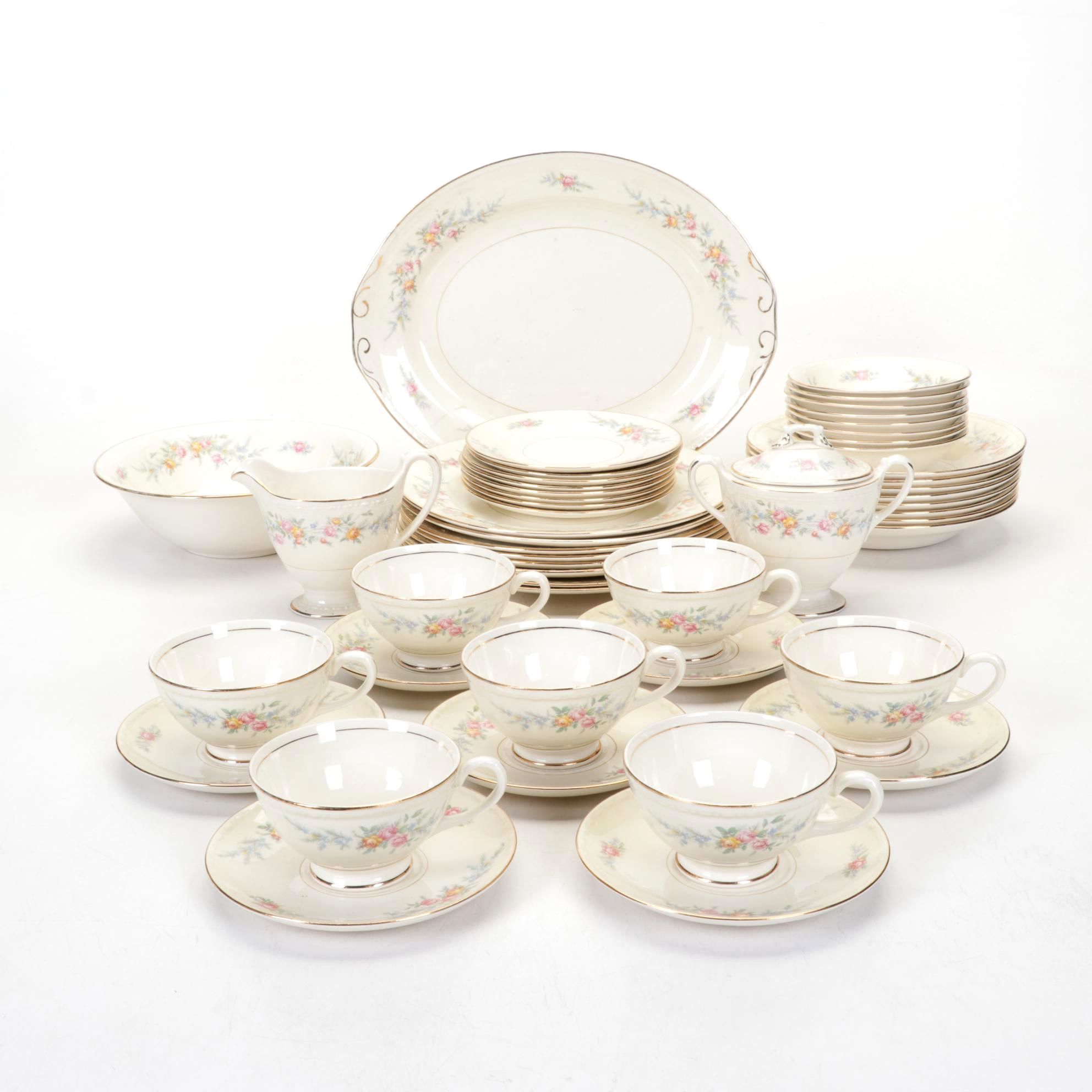 Homer Laughlin "Cashmere" Porcelain Dinnerware, 1940s