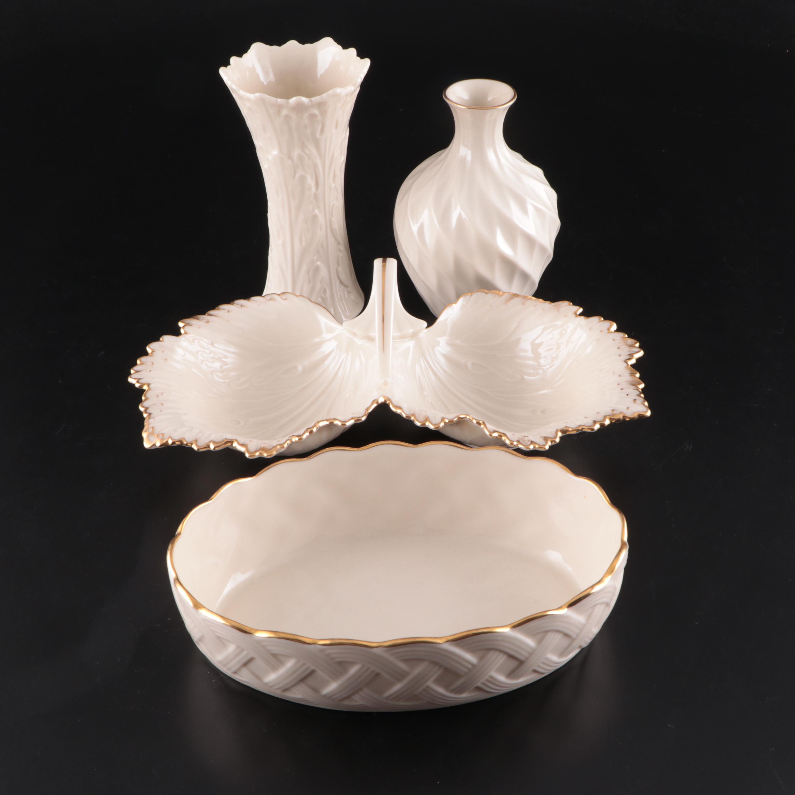 Lenox Bone China Vases and Decorative Bowls
