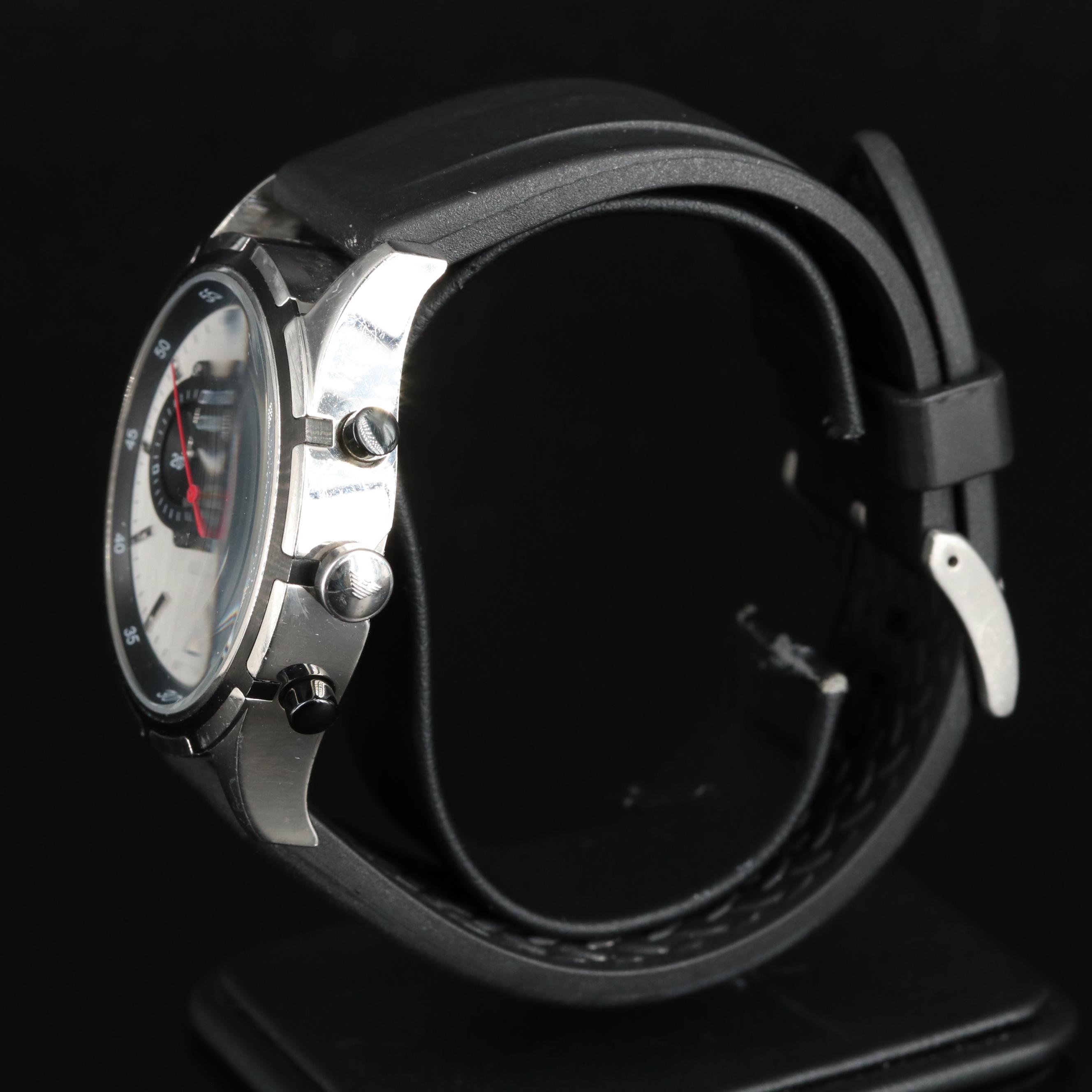 Emporio Armani Stainless Steel Chronograph Watch