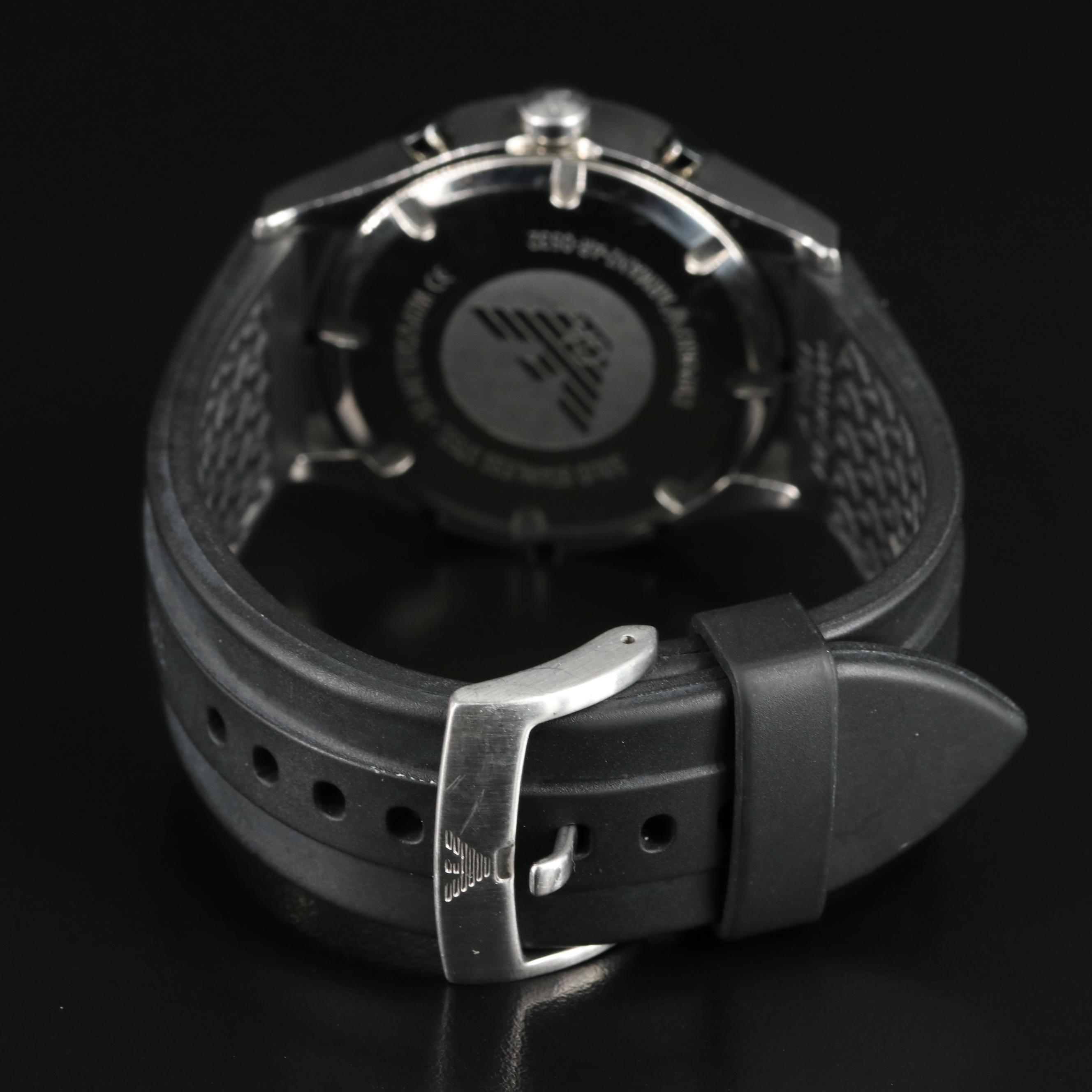 Emporio Armani Stainless Steel Chronograph Watch