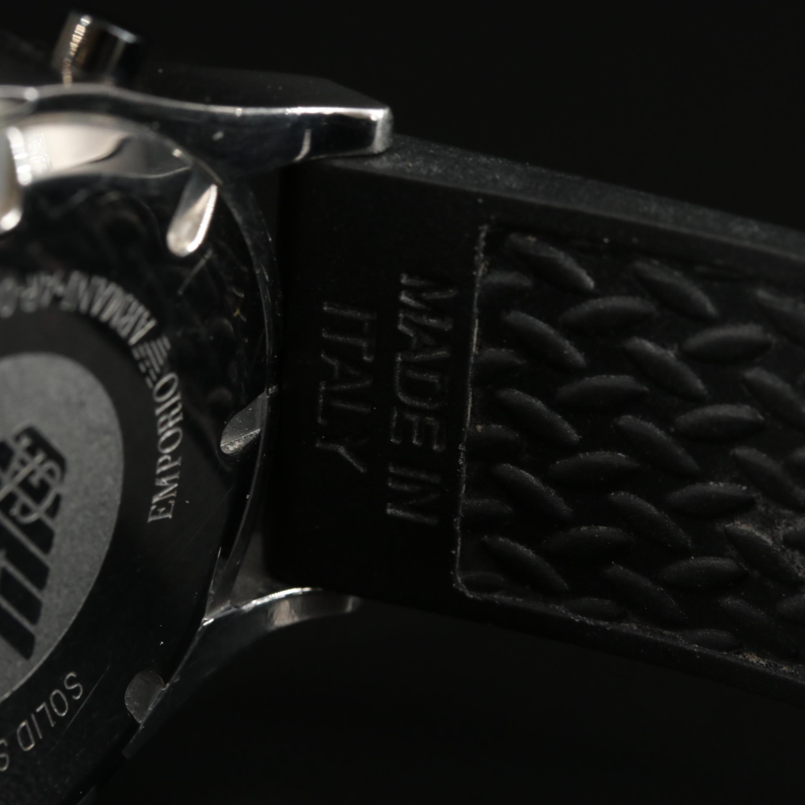 Emporio Armani Stainless Steel Chronograph Watch