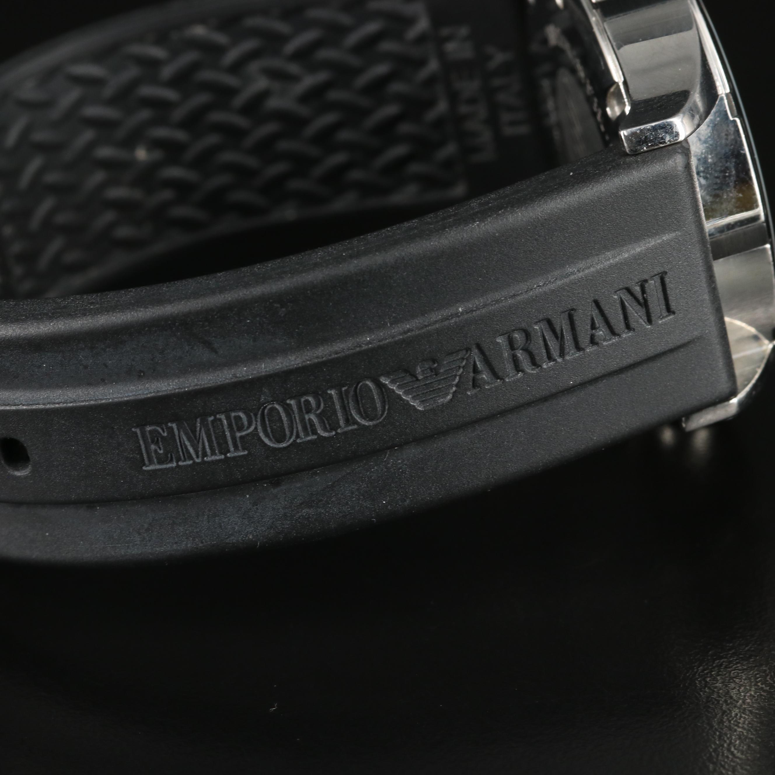 Emporio Armani Stainless Steel Chronograph Watch