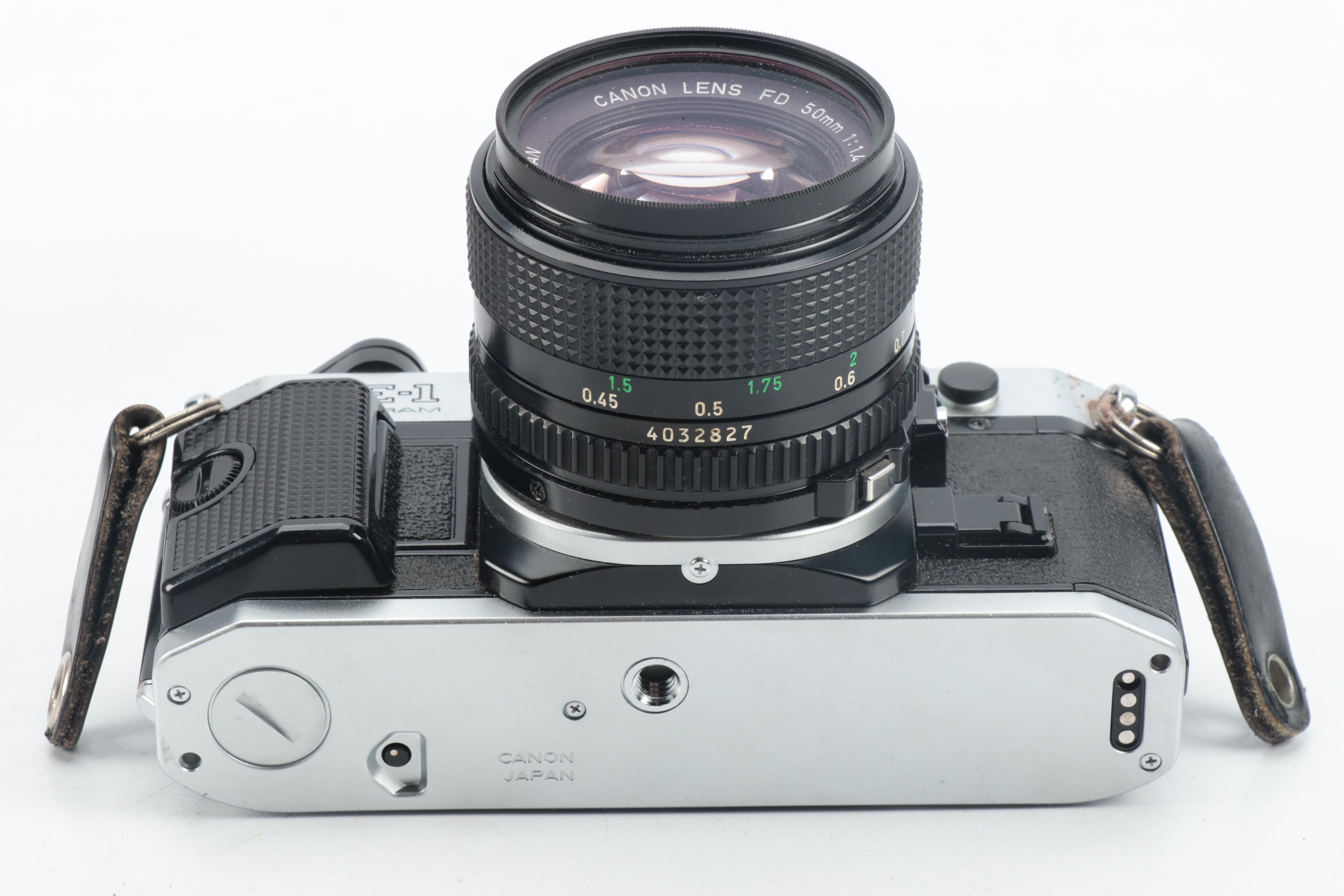 Canon AE-1 35mm Camera With Accessories