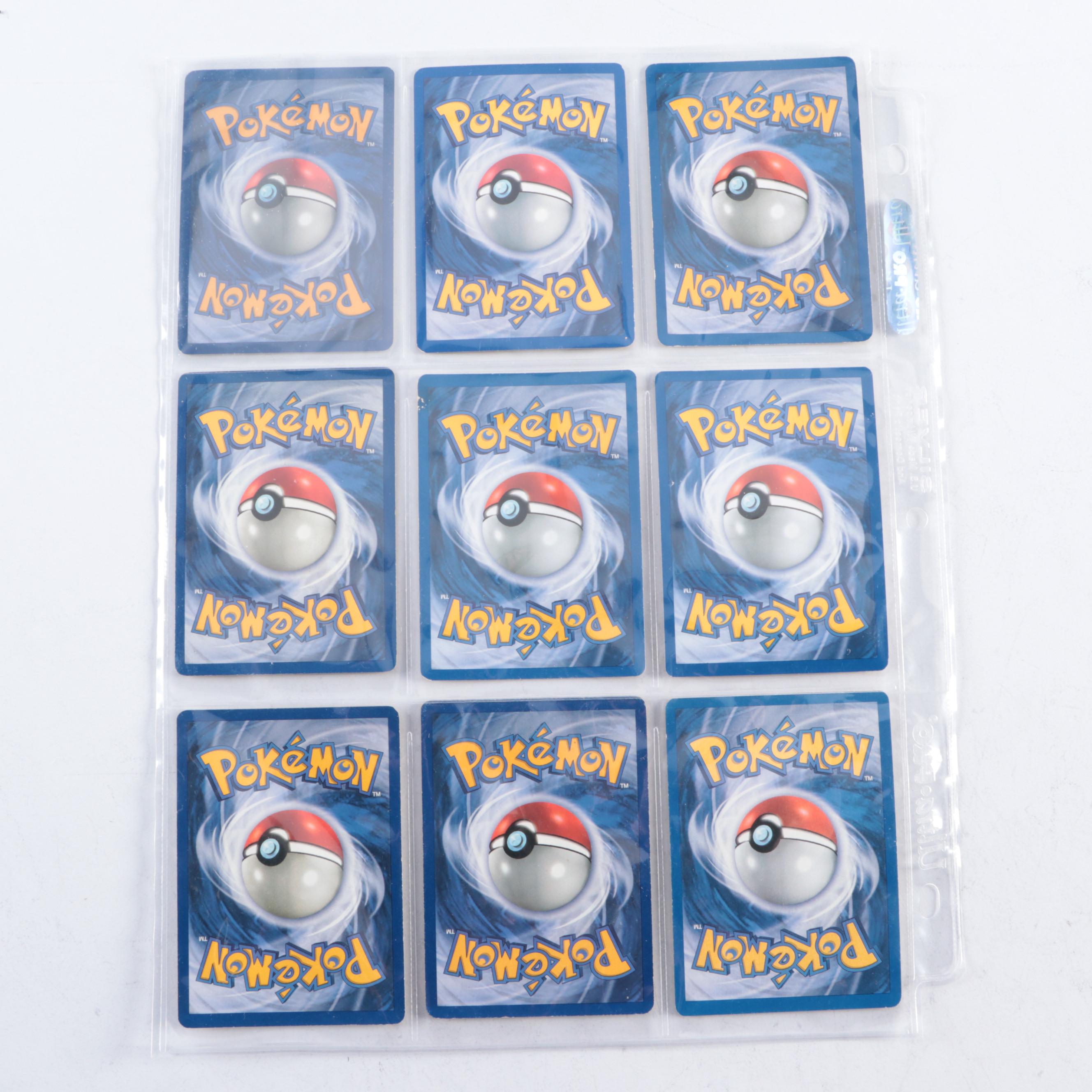 Vintage Pokémon Holographic Cards Featuring Mewtwo and More, 1990s–2000s