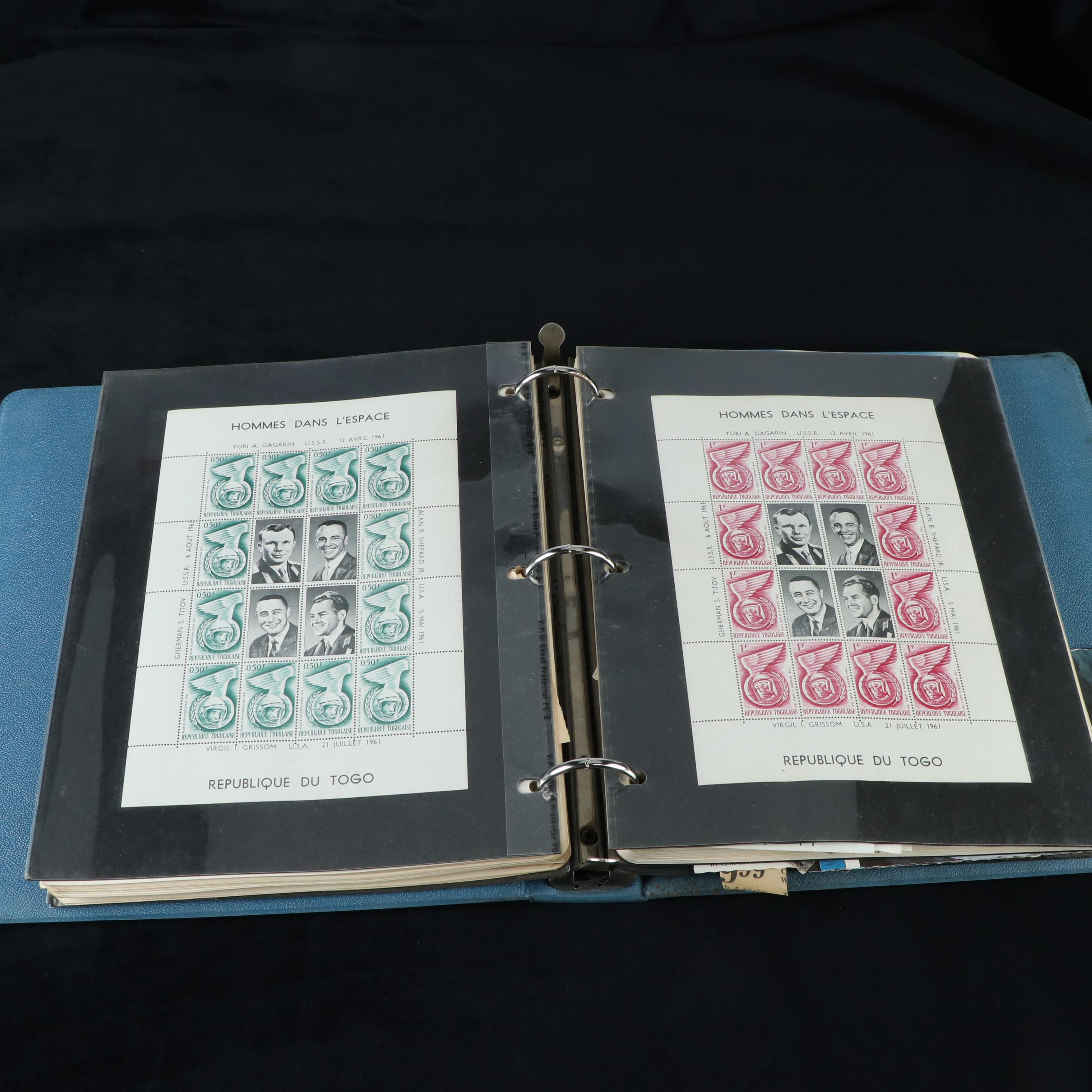 Album of Space Exploration Related Postage Stamps and Covers