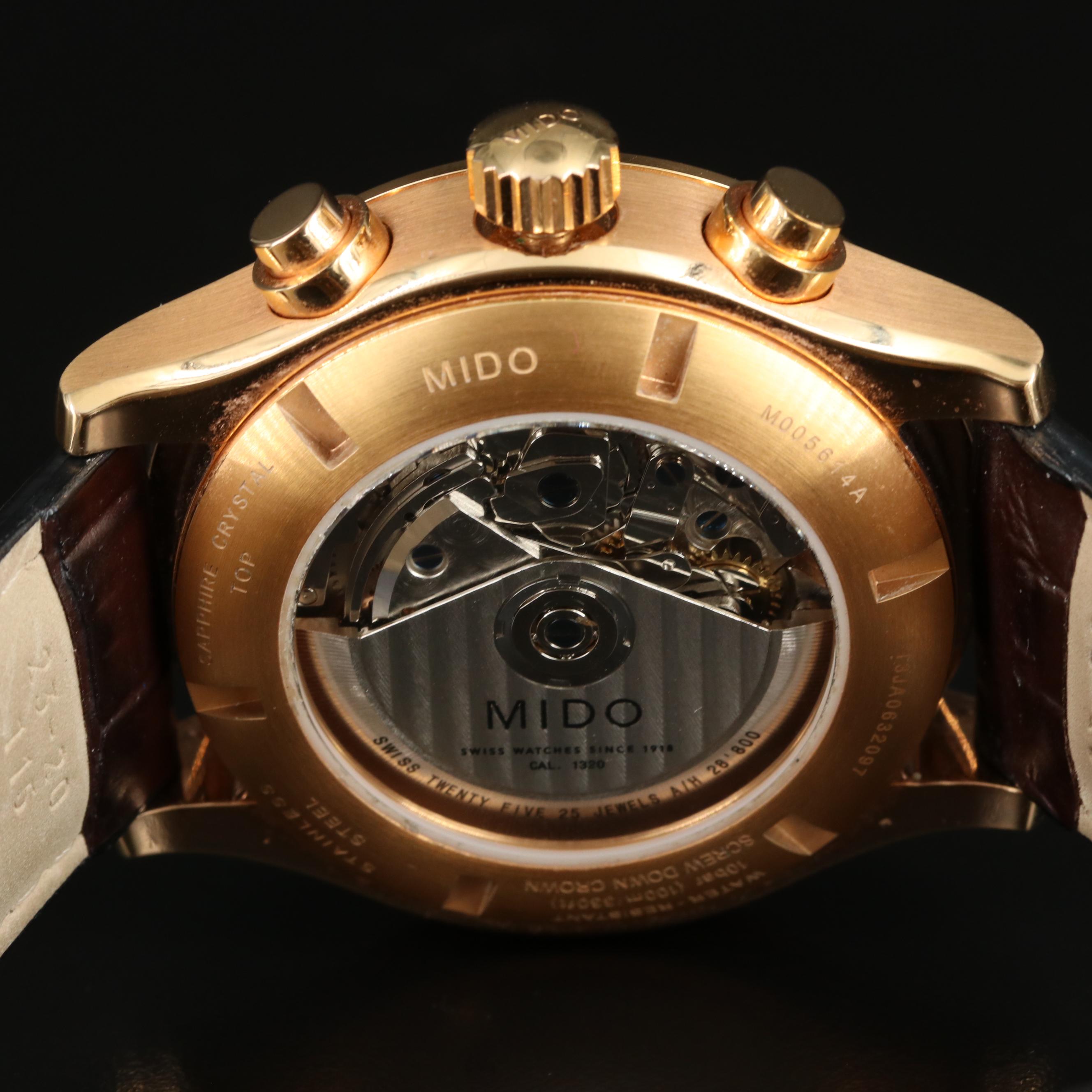 Mido Multifort Automatic Chronograph Watch