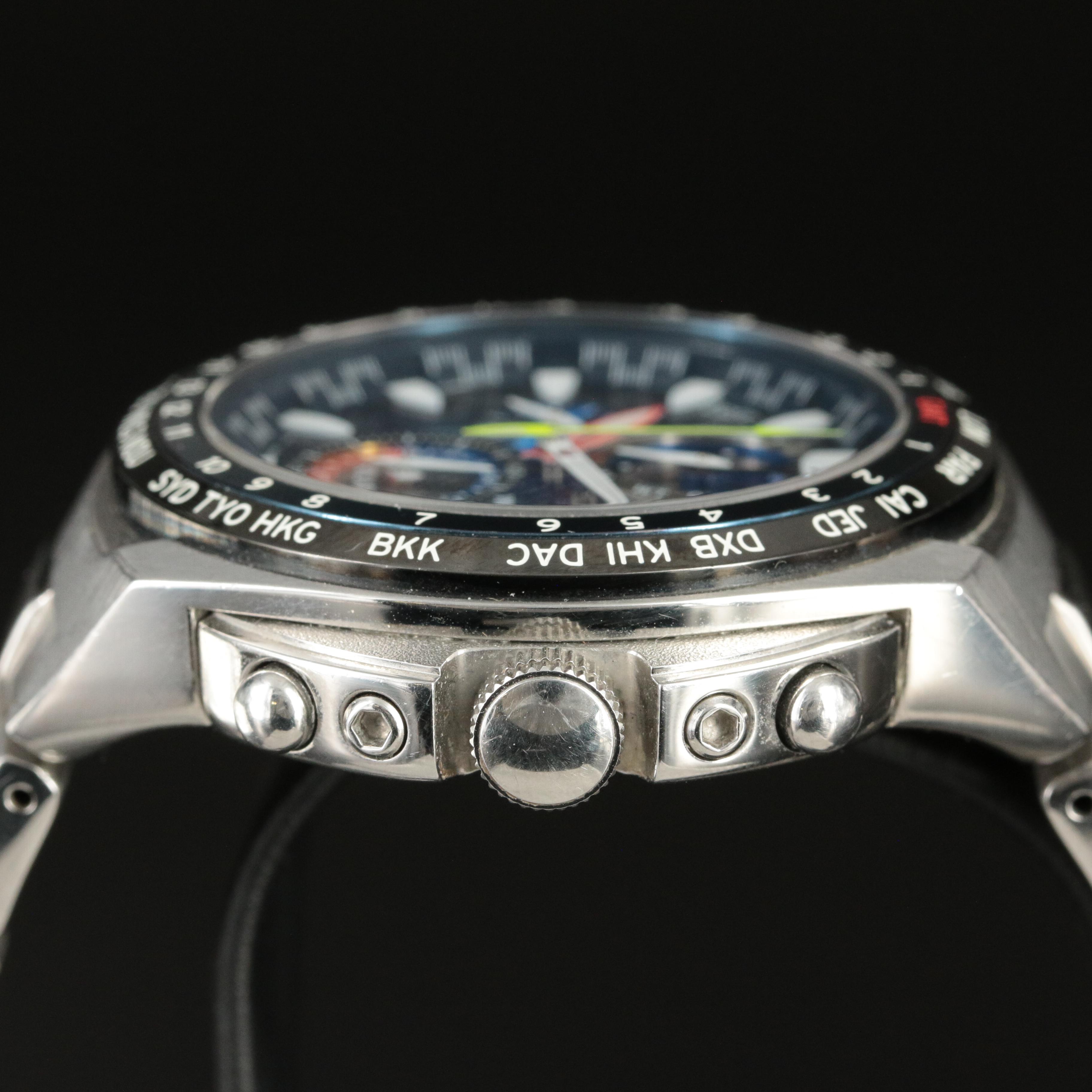 Seiko Prospex World Time Solar Quartz Watch