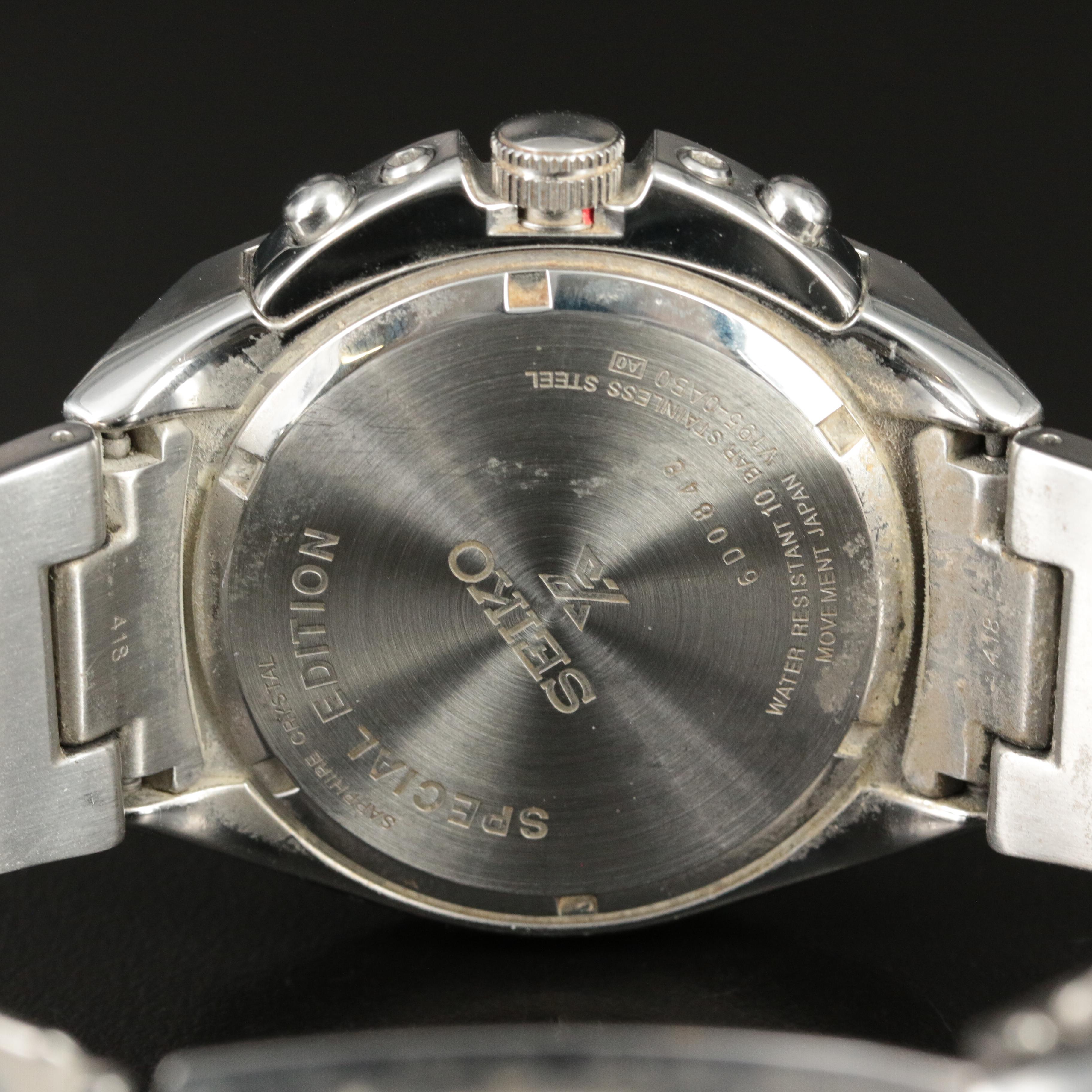 Seiko Prospex World Time Solar Quartz Watch