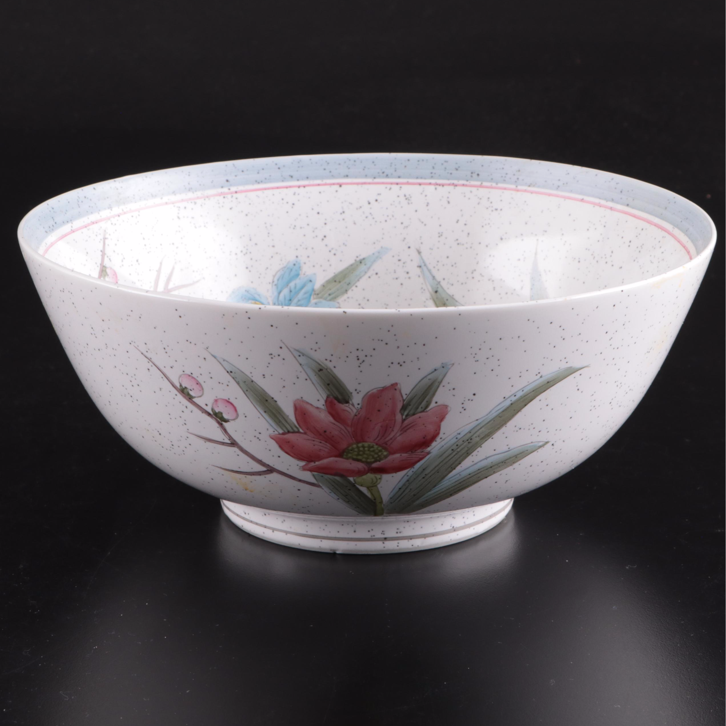 Spode "Queen's Bird" Cachepot and Other Ceramic Bowl