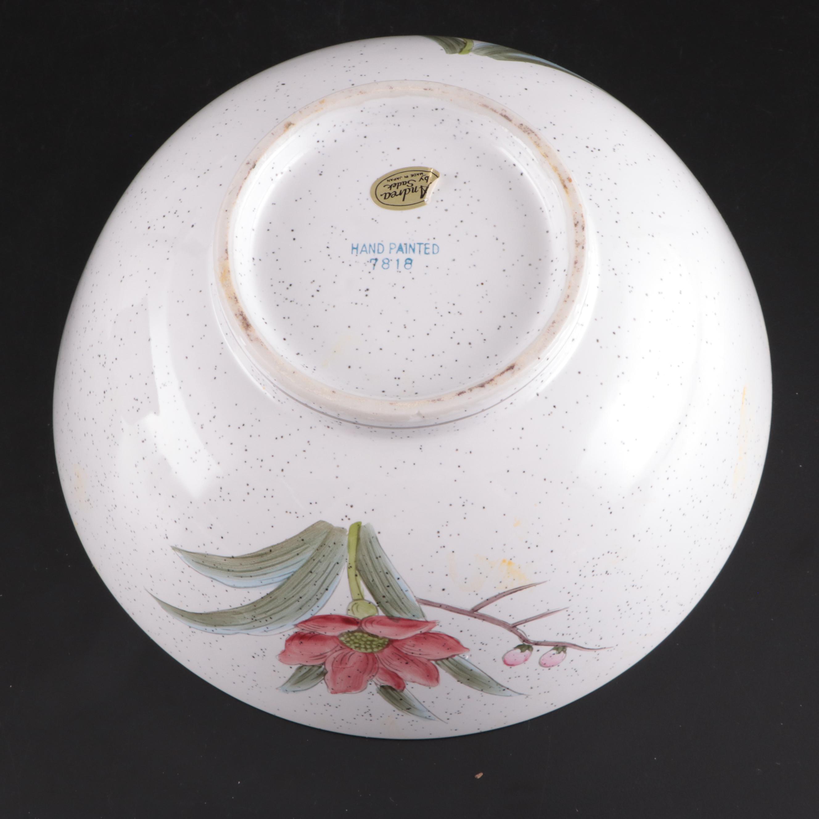 Spode "Queen's Bird" Cachepot and Other Ceramic Bowl