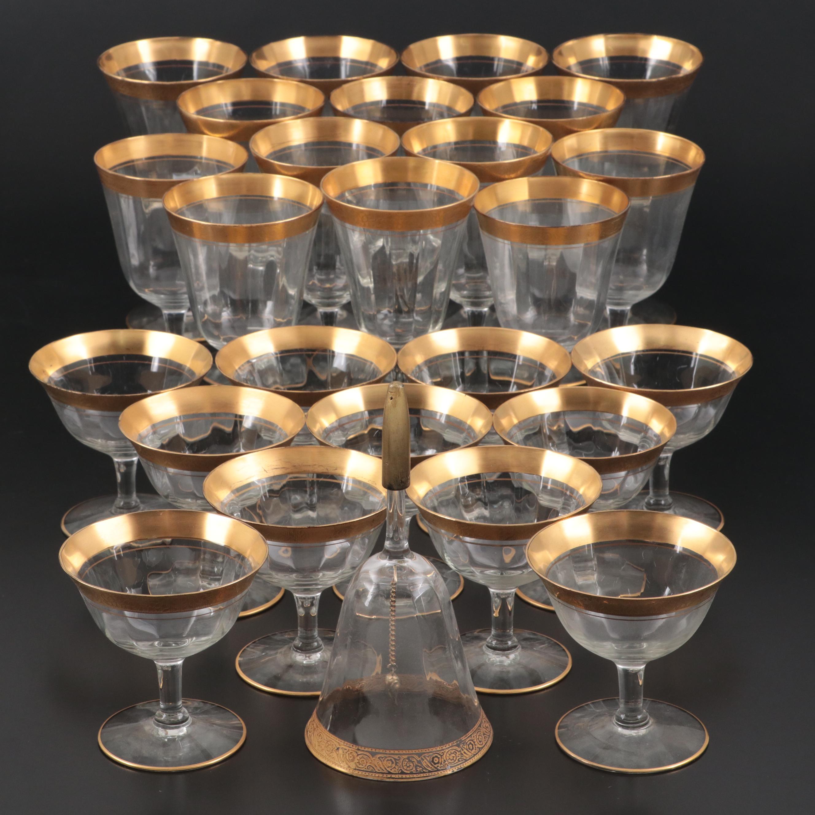 Tiffin-Franciscan "Rambler Rose" Stemware, 1930-1967