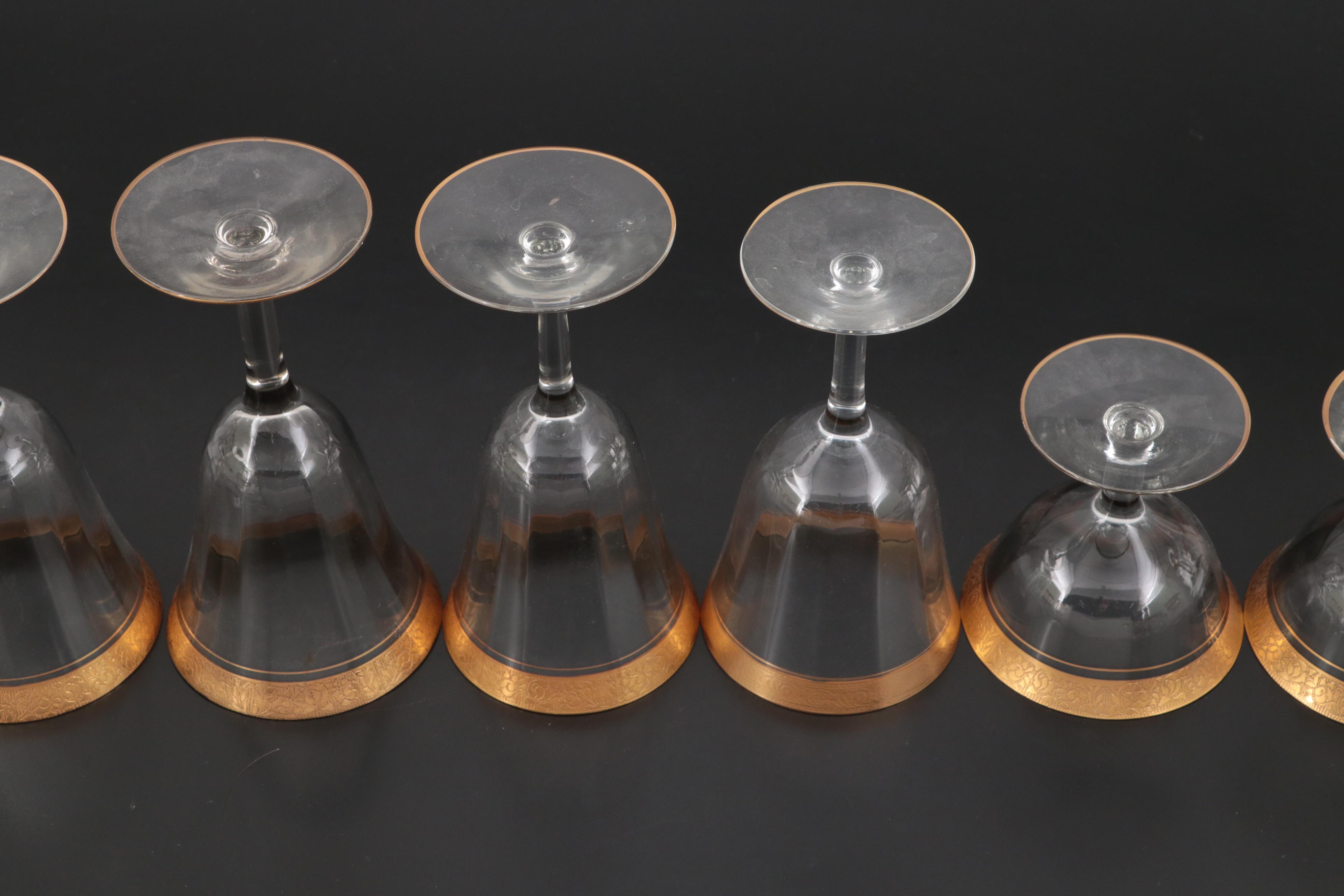 Tiffin-Franciscan "Rambler Rose" Stemware, 1930-1967
