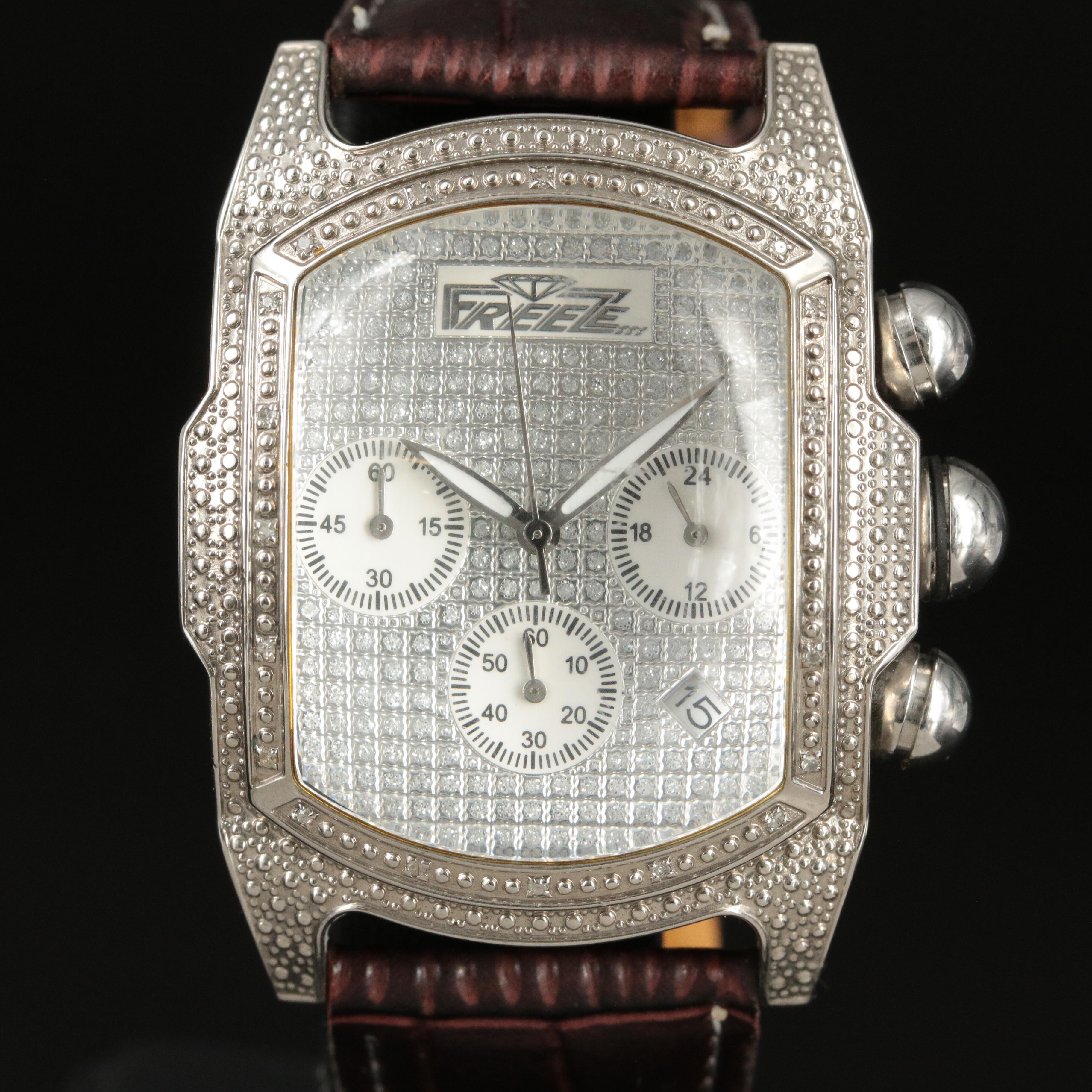 Freez Crystal Dial and Case Quartz Watch