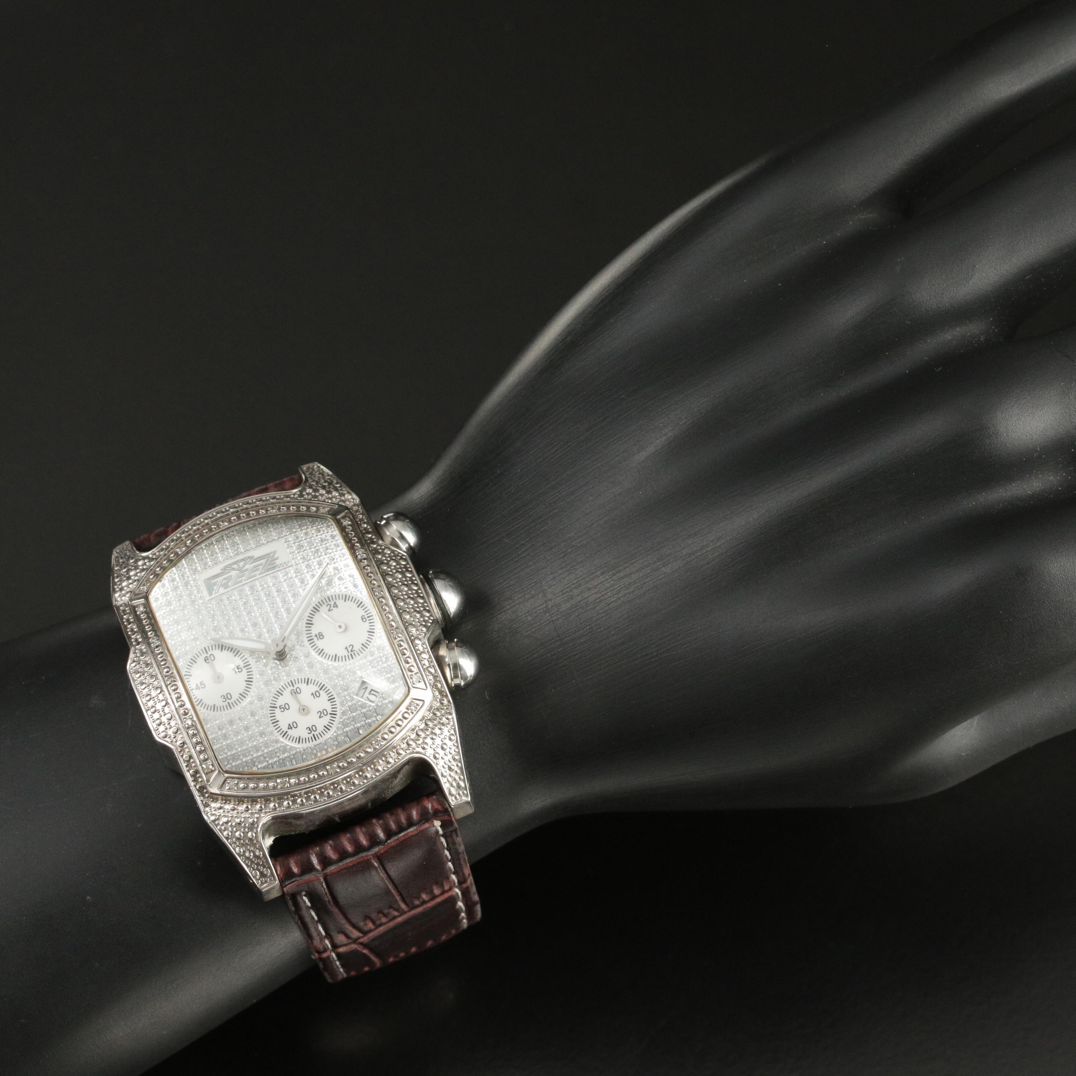 Freez Crystal Dial and Case Quartz Watch