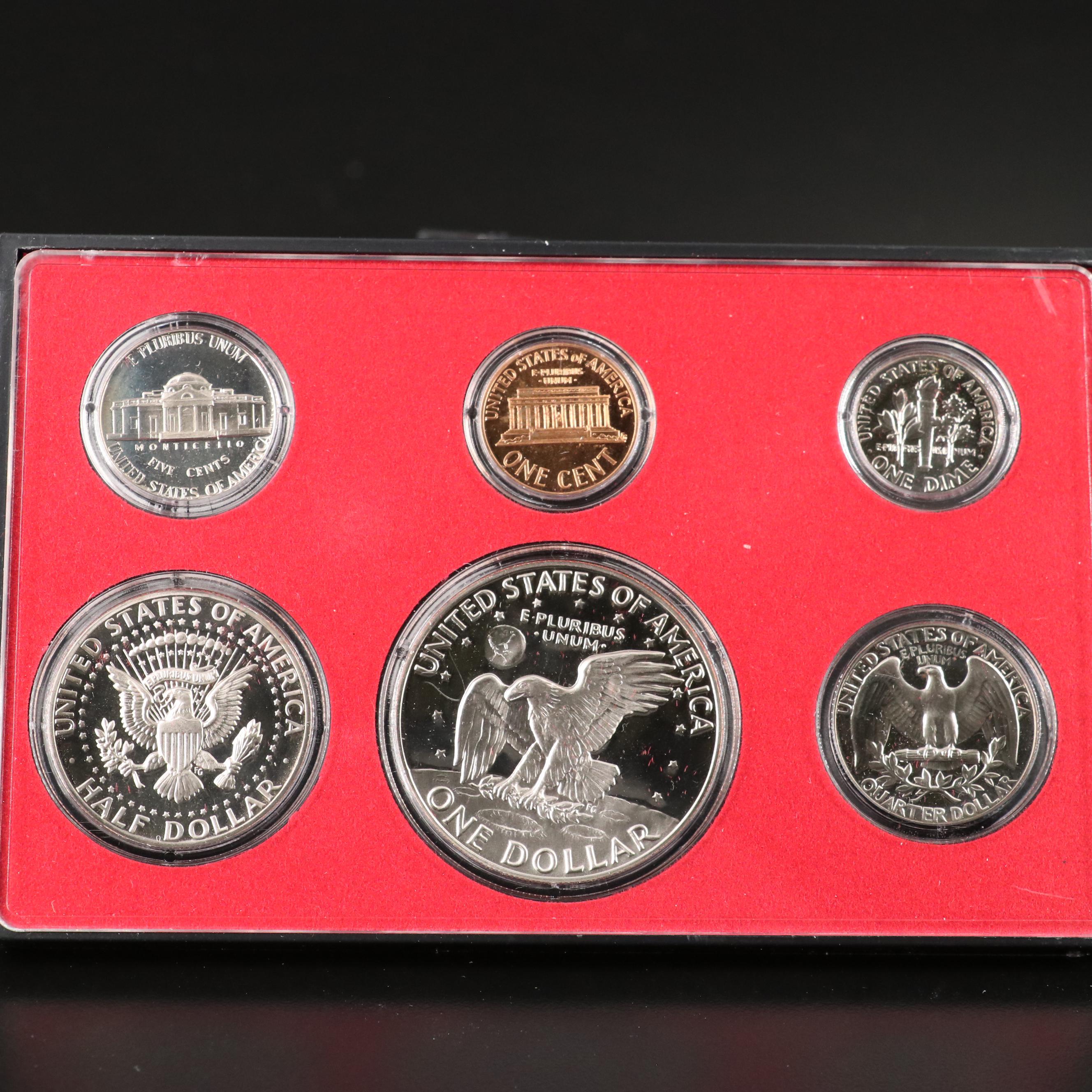 Collection of Eighteen Different United States Proof Sets 1968-1985 Complete