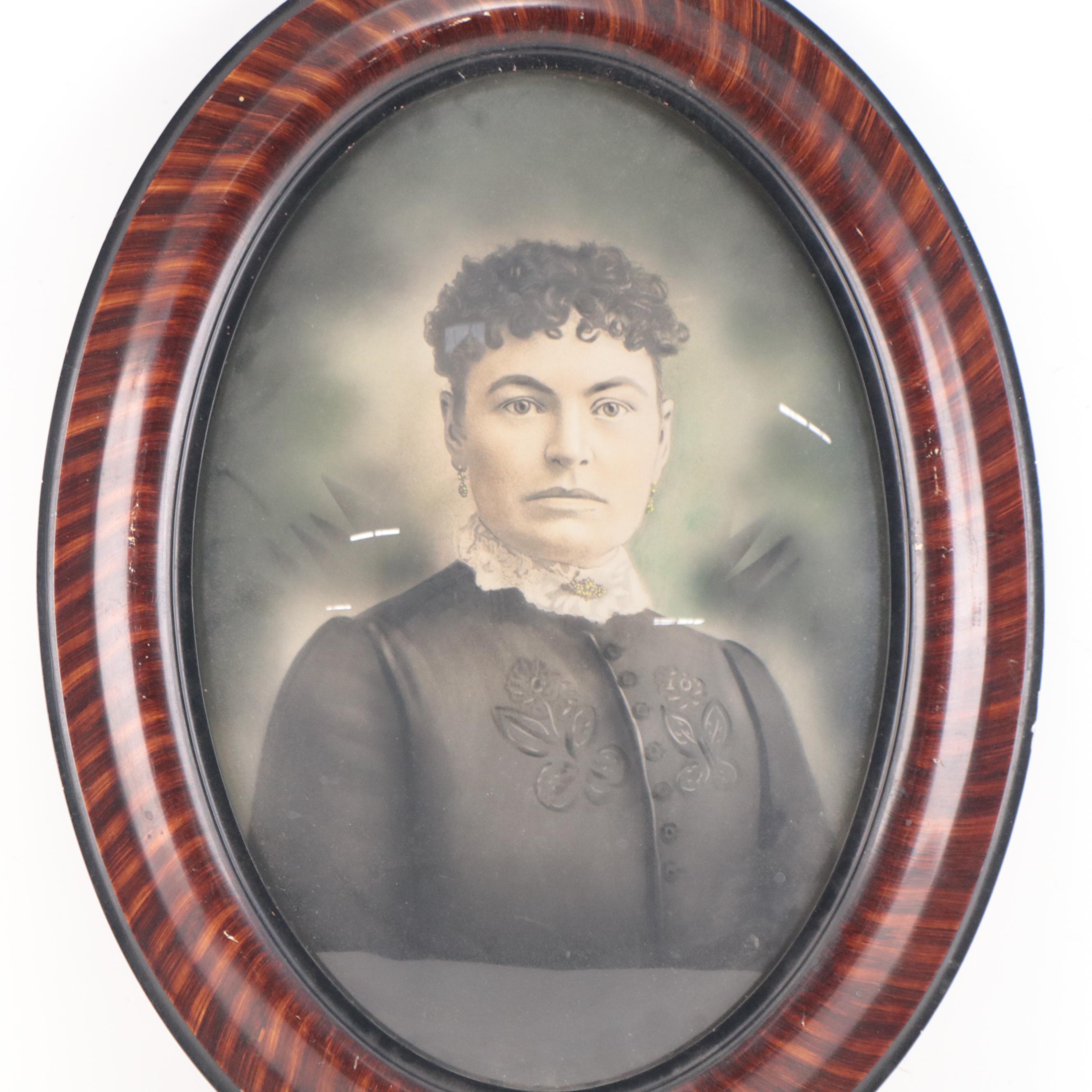 Crayon Photography Portraits of Couple, Circa 1900