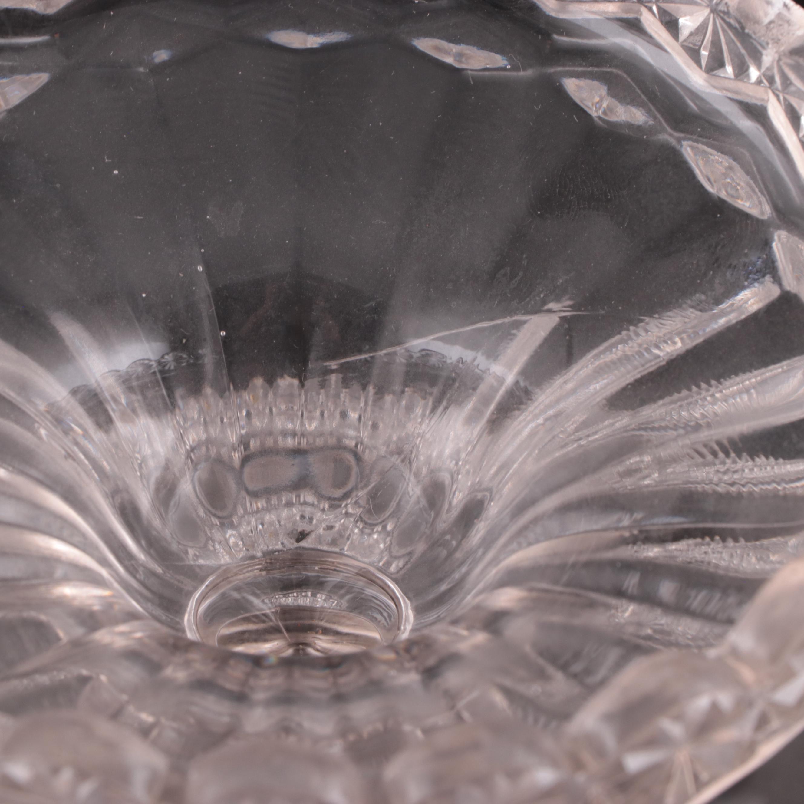 Dalzell Brothers & Gilmore EAPG Daisy Button Cake Stands