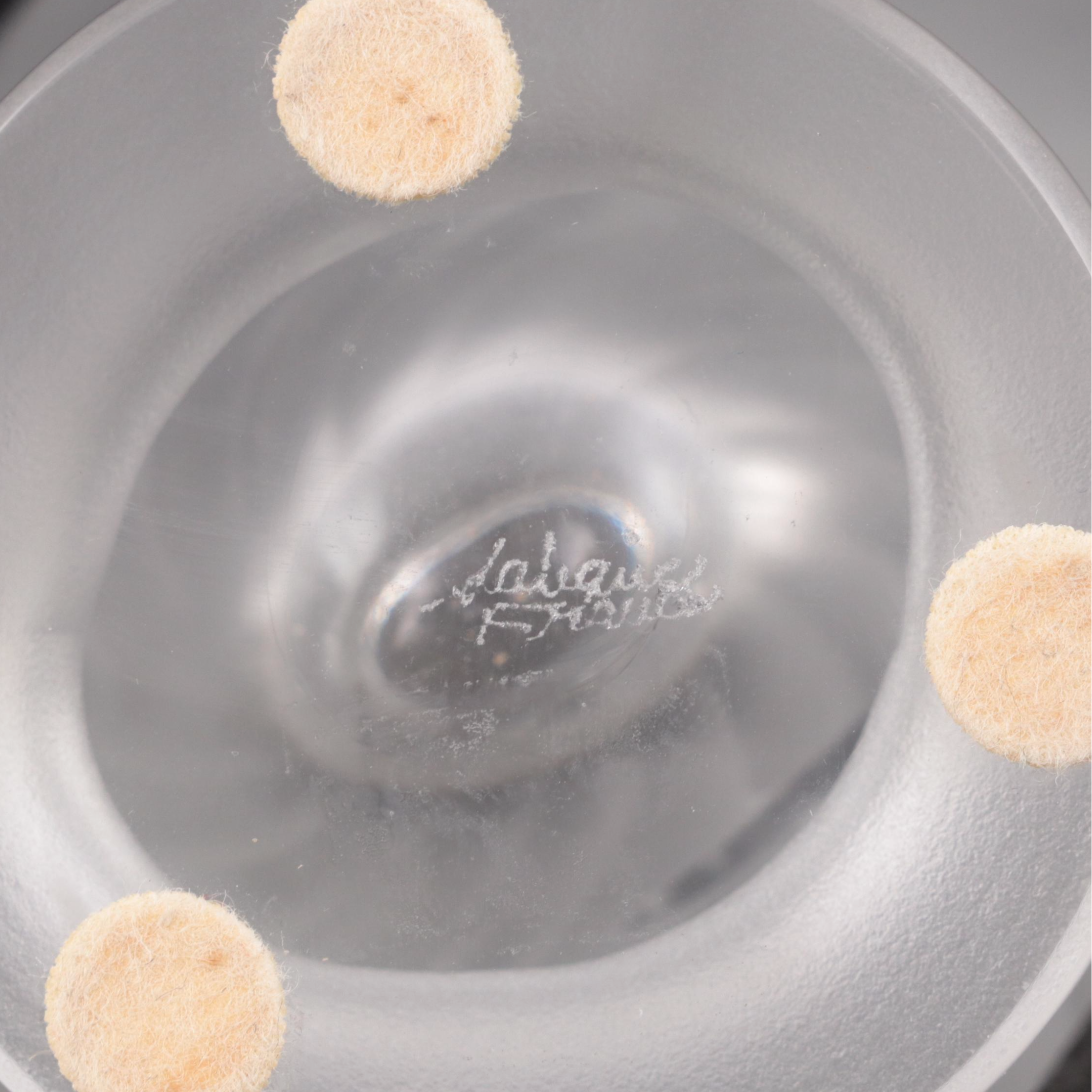 Lalique "Rosine" Frosted Crystal Vase