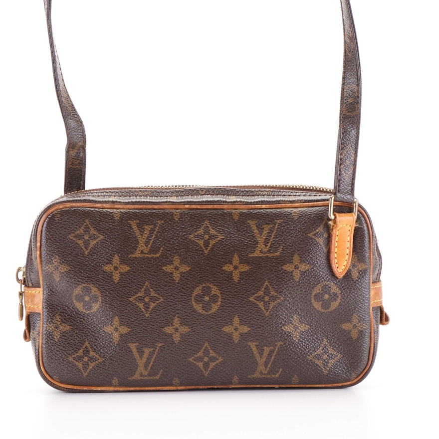 Louis Vuitton Pochette Marly Bandouliere Crossbody Bag in Monogram