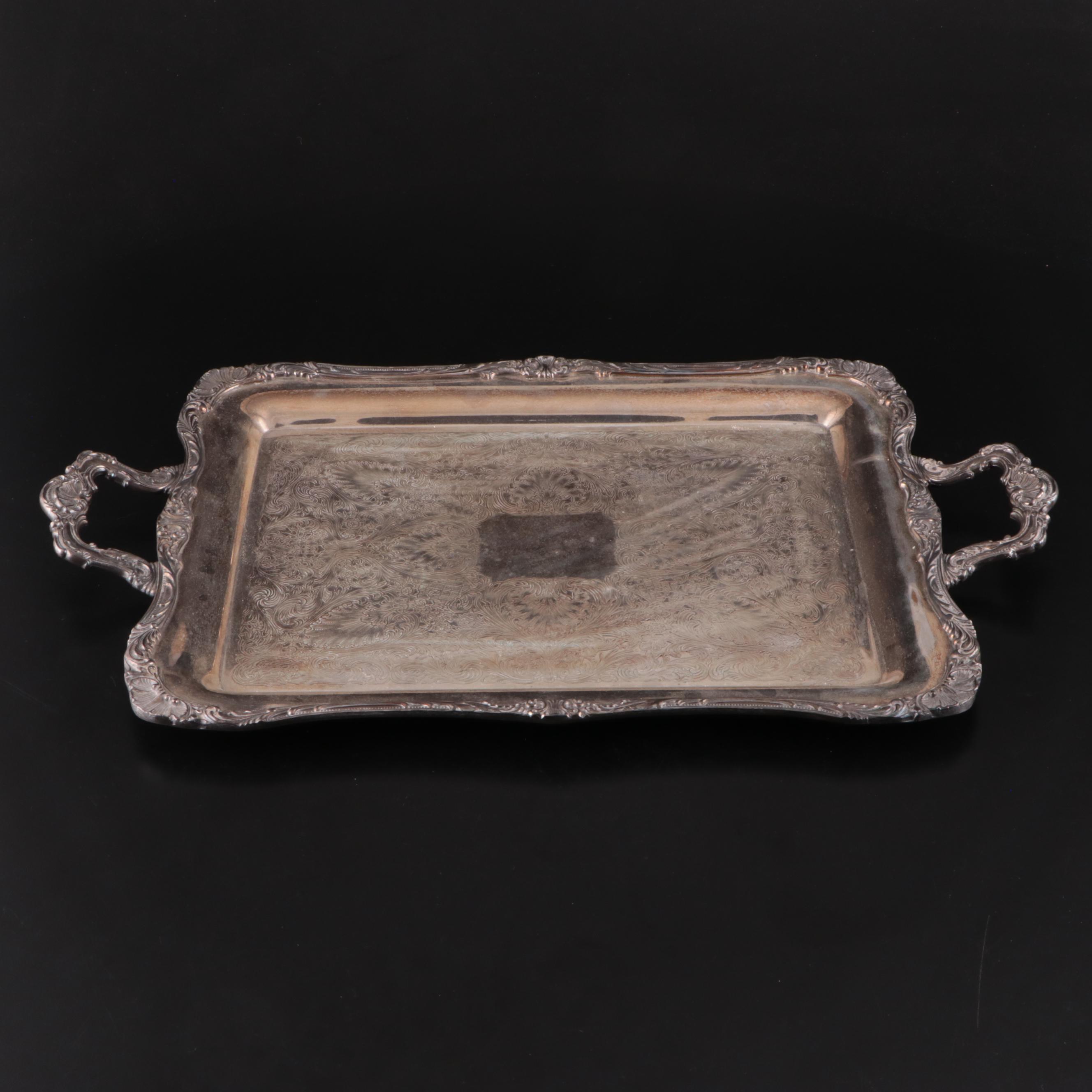 Wm Rogers Silver Plate Tea Set