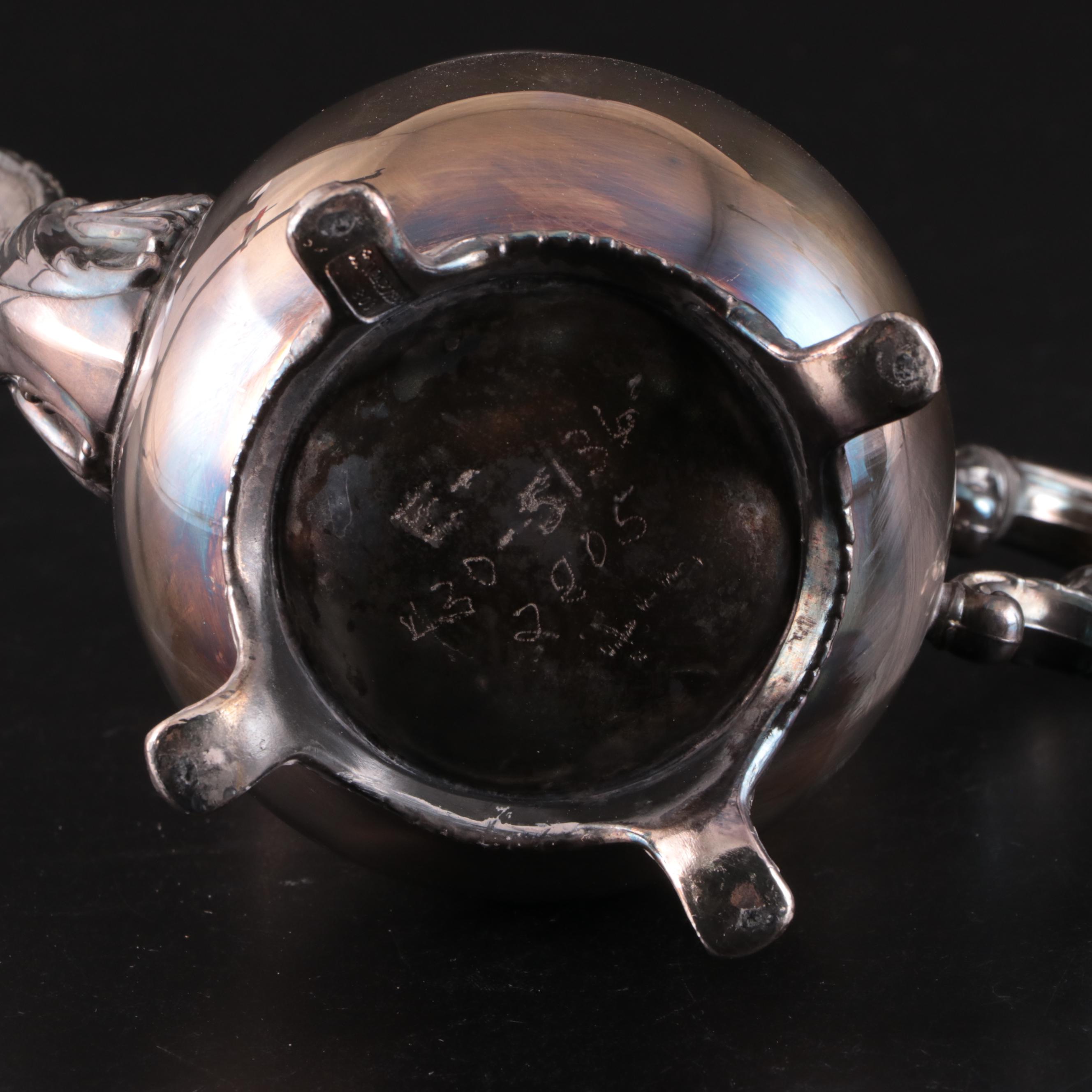 Wm Rogers Silver Plate Tea Set