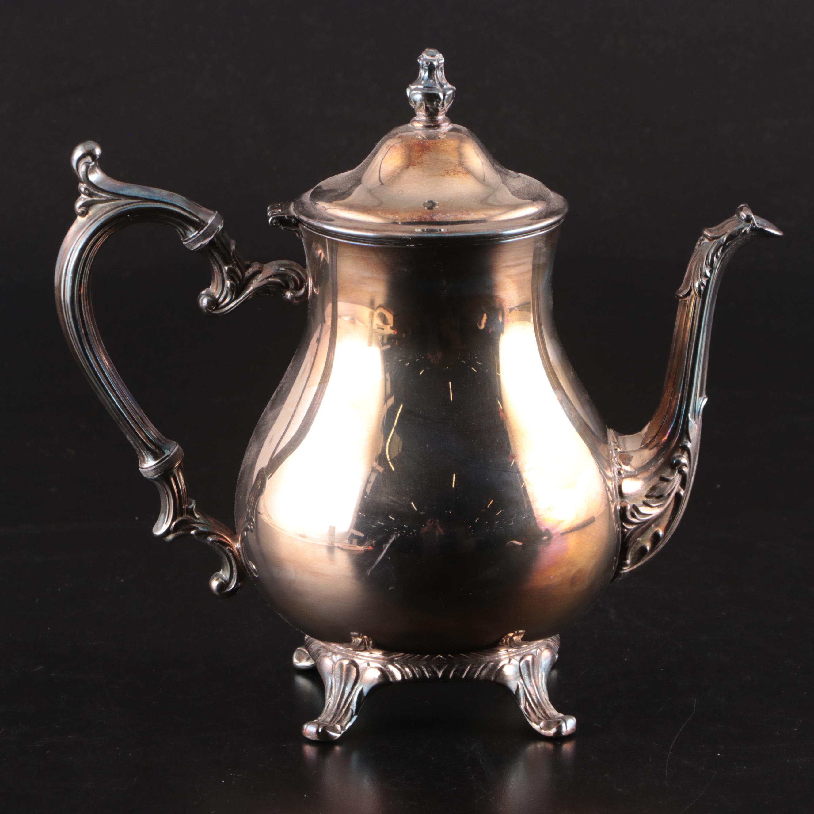 Wm Rogers Silver Plate Tea Set