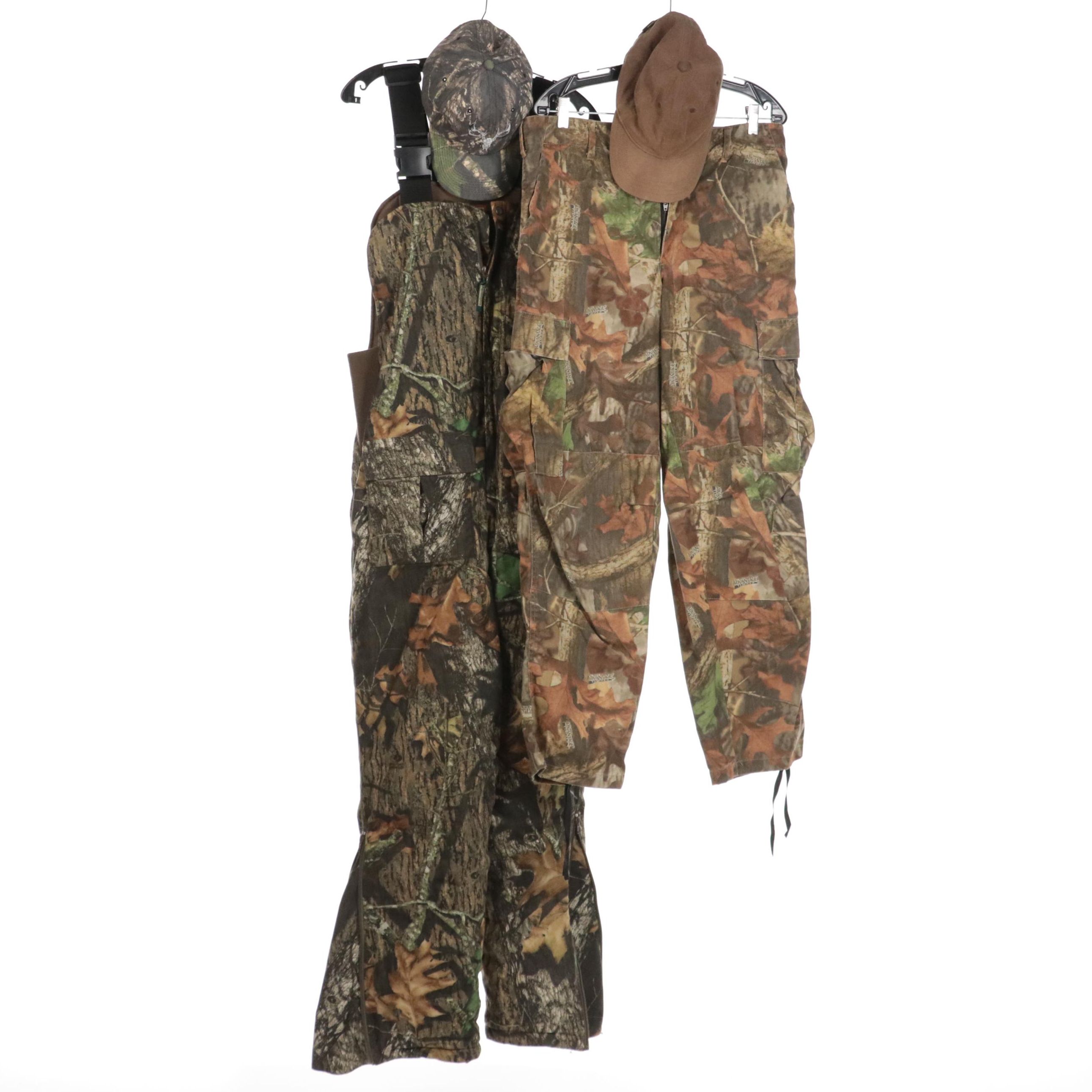 Men's Remington Overalls & Redhead Pants with L.L.Bean & Other Camo Baseball Cap