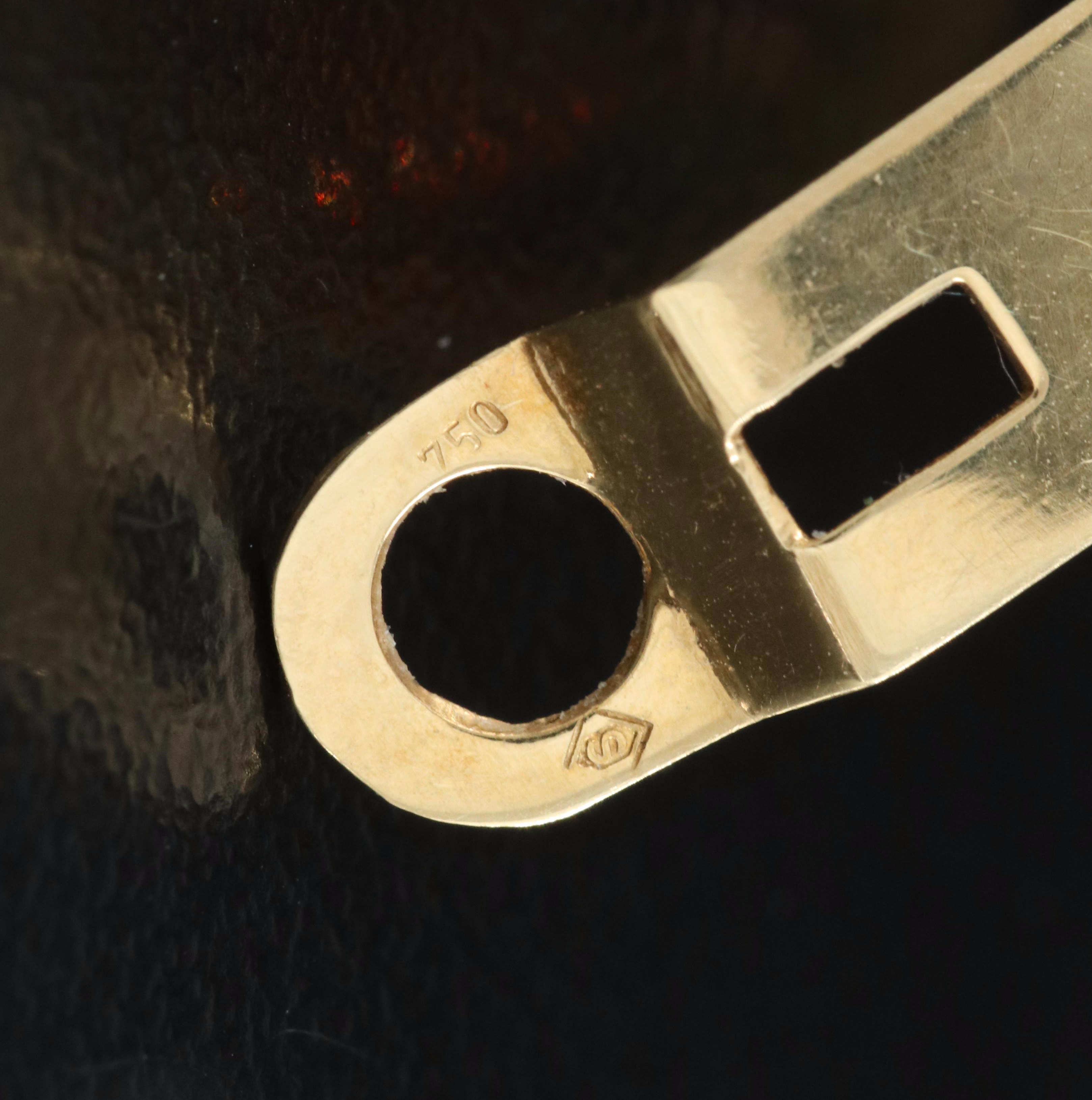 H. Stern 18K Sputnik Earrings Featuring Aquamarine, Tourmaline and Citrine