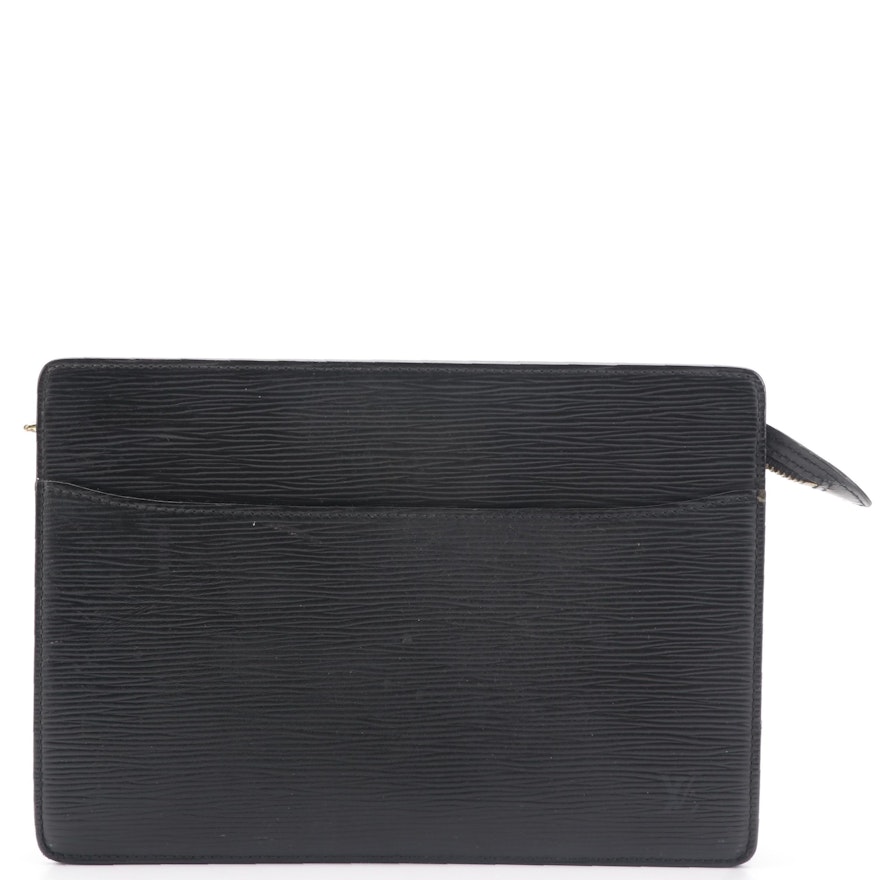 Louis-Vuitton Epi Pochette Homme Clutch Bag