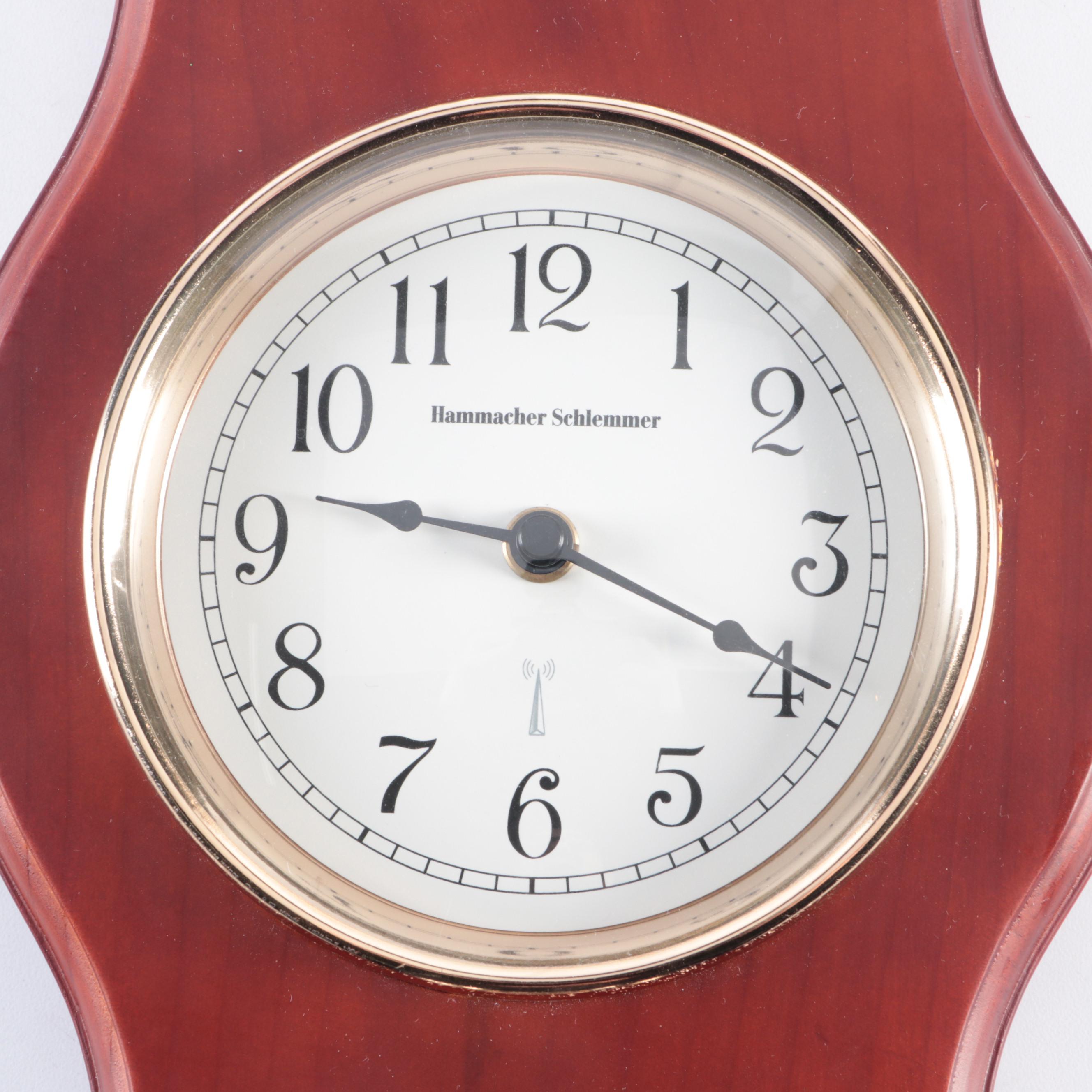 Hammer Schlemmer Weather Station Wall Clock  with Other Barometer
