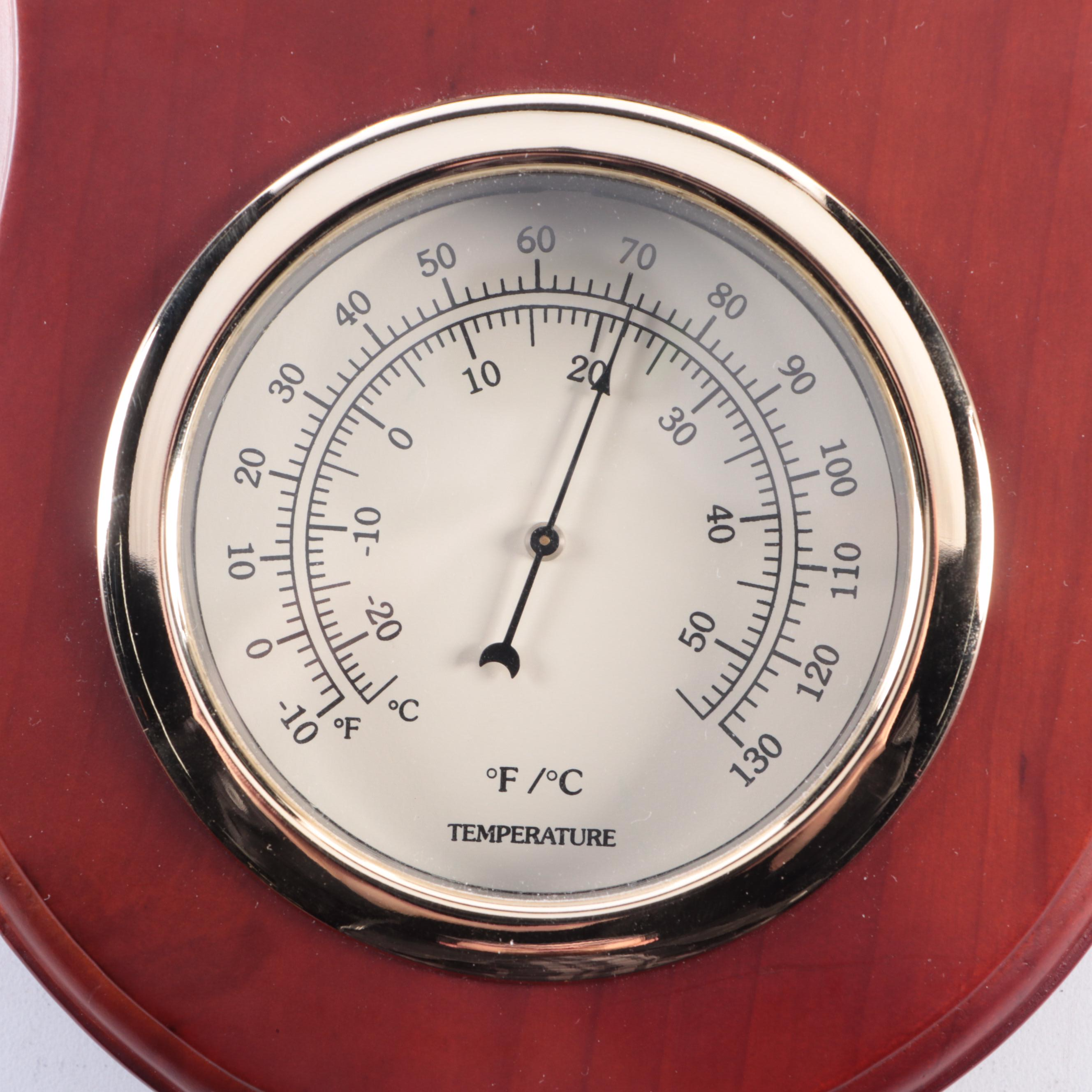 Hammer Schlemmer Weather Station Wall Clock  with Other Barometer