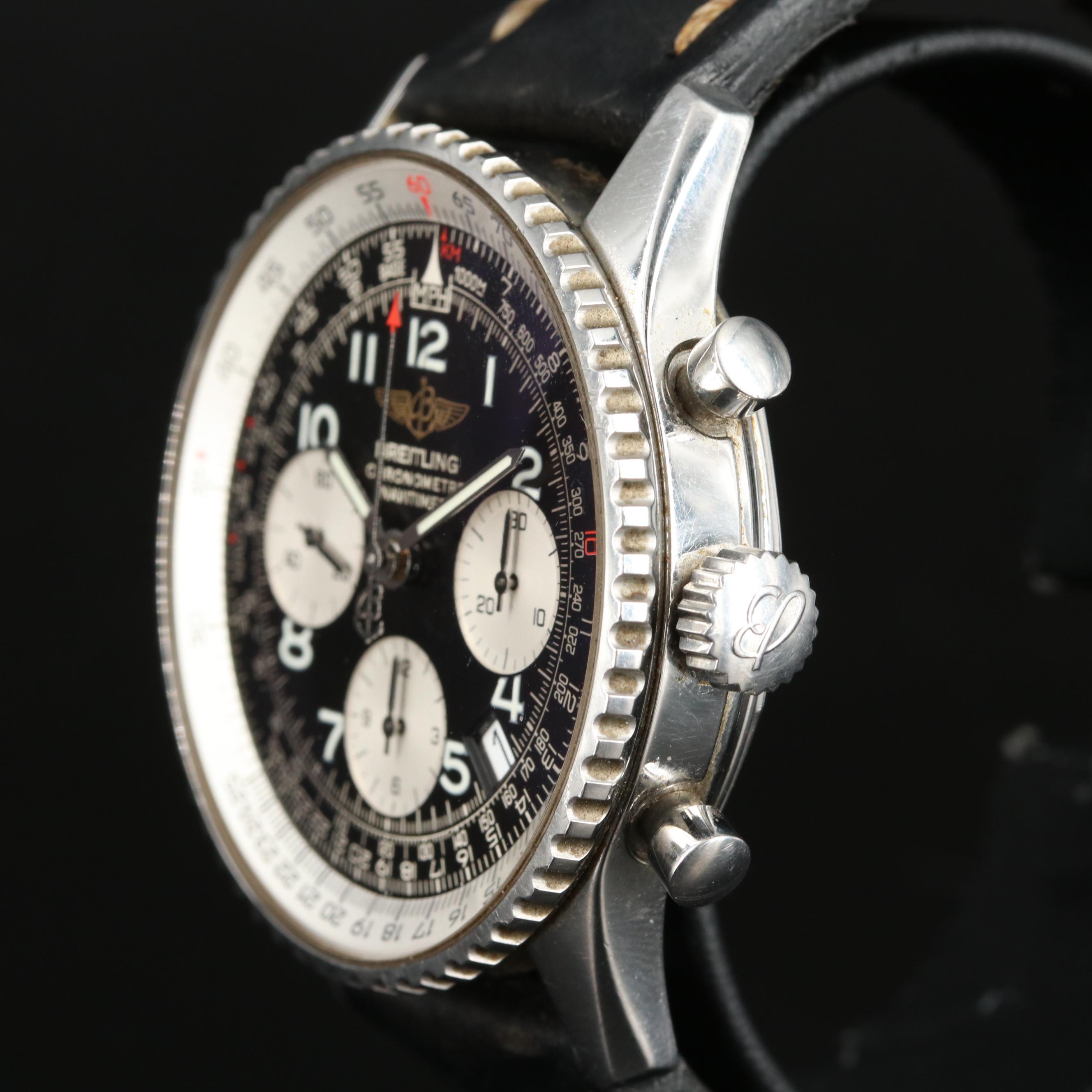 Breitling Navitimer Stainless Steel Chronograph Watch