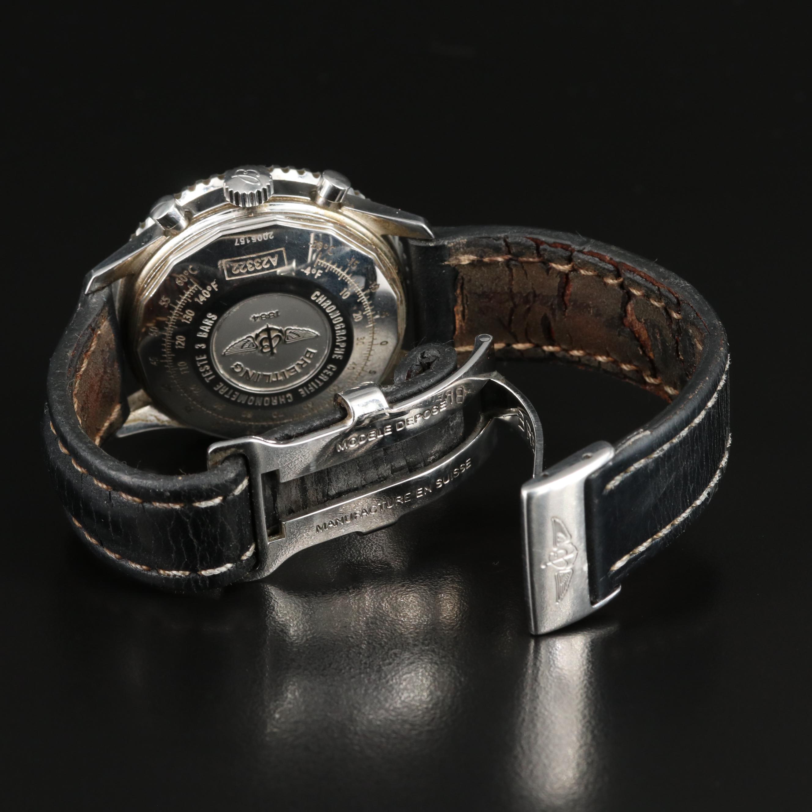 Breitling Navitimer Stainless Steel Chronograph Watch