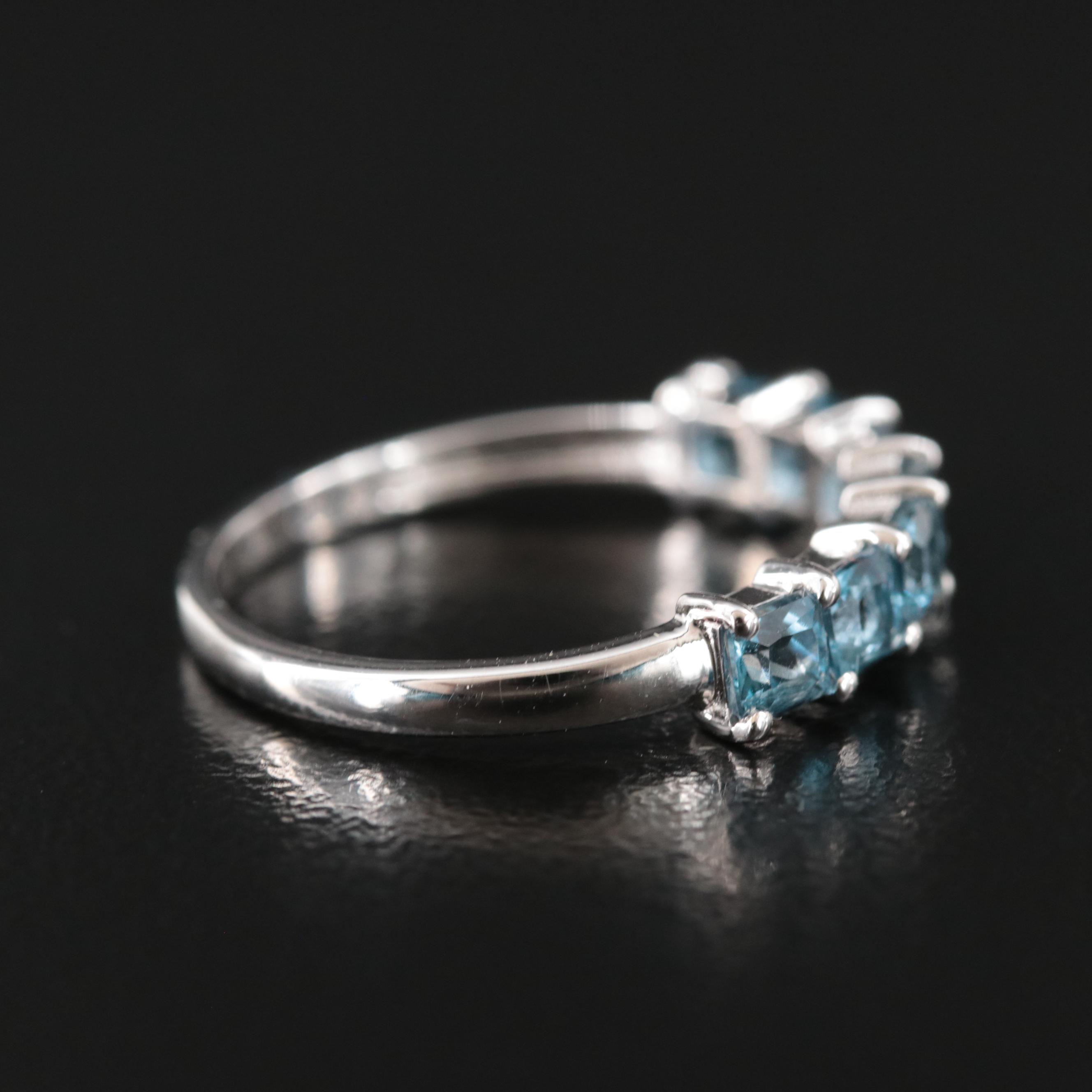 18K London Blue Topaz Band