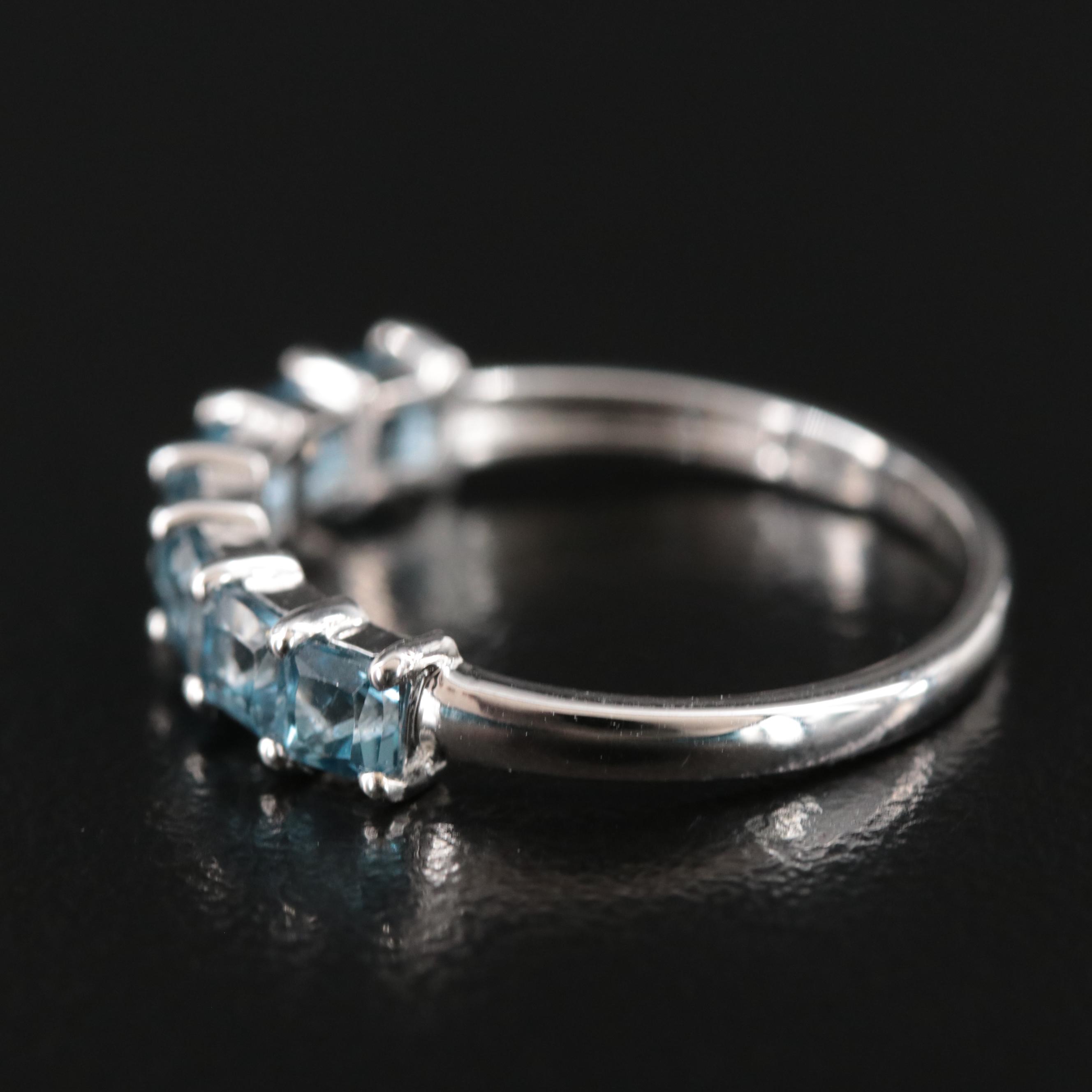 18K London Blue Topaz Band