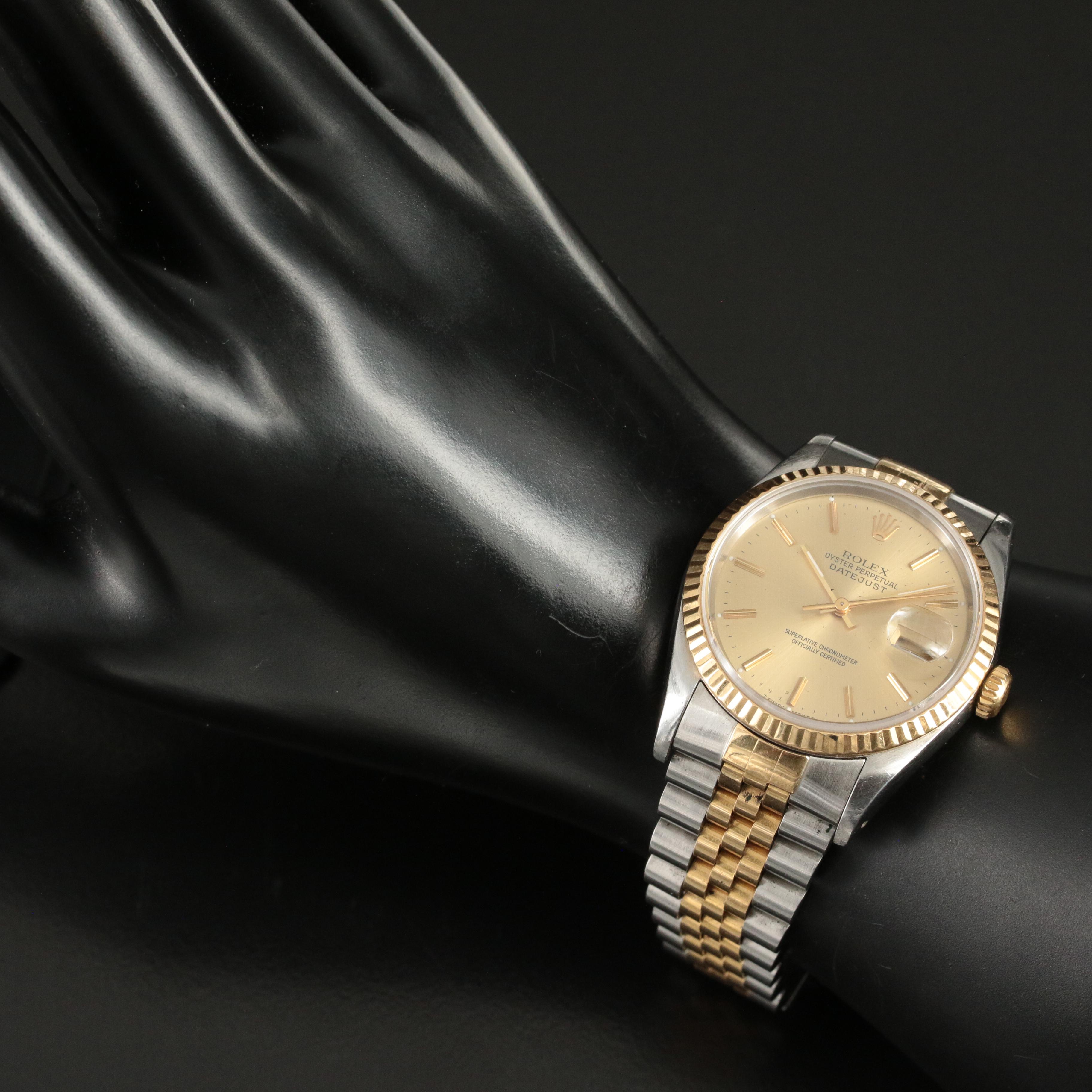 1991 Rolex Oyster Perpetual Datejust Watch
