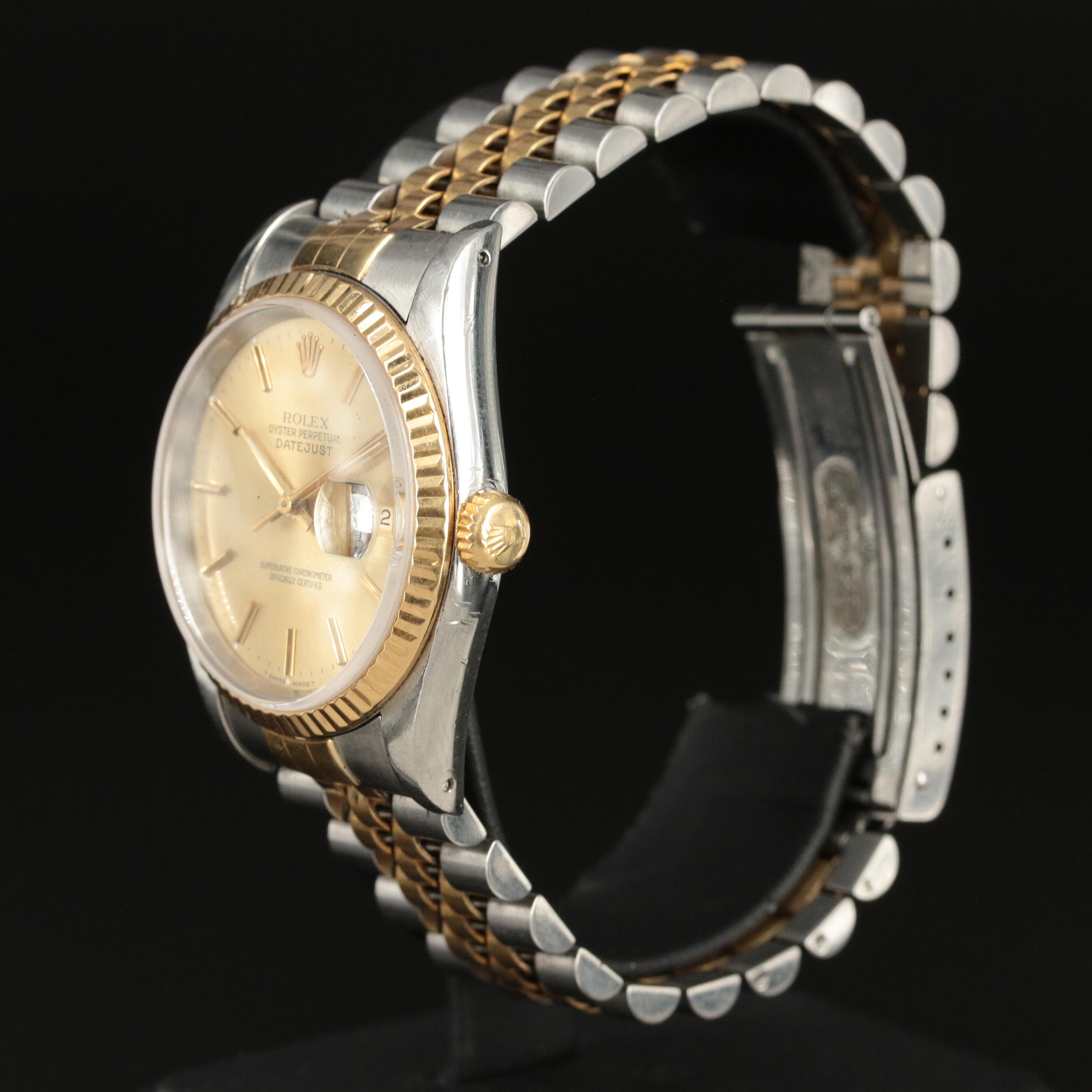 1991 Rolex Oyster Perpetual Datejust Watch