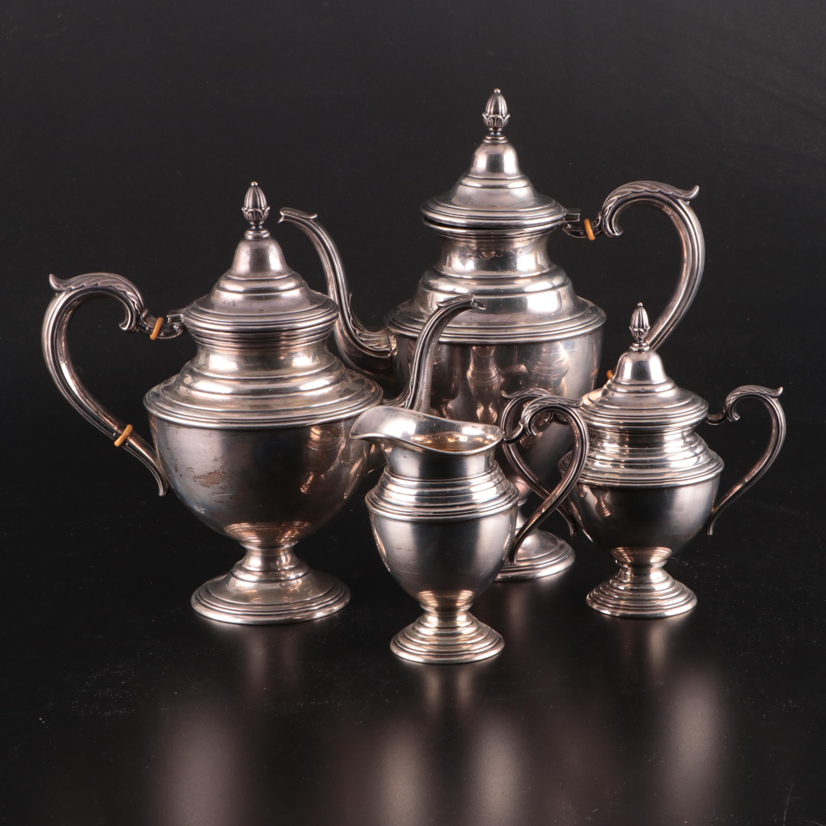 La Pierre Sterling Silver Tea and Coffee Set