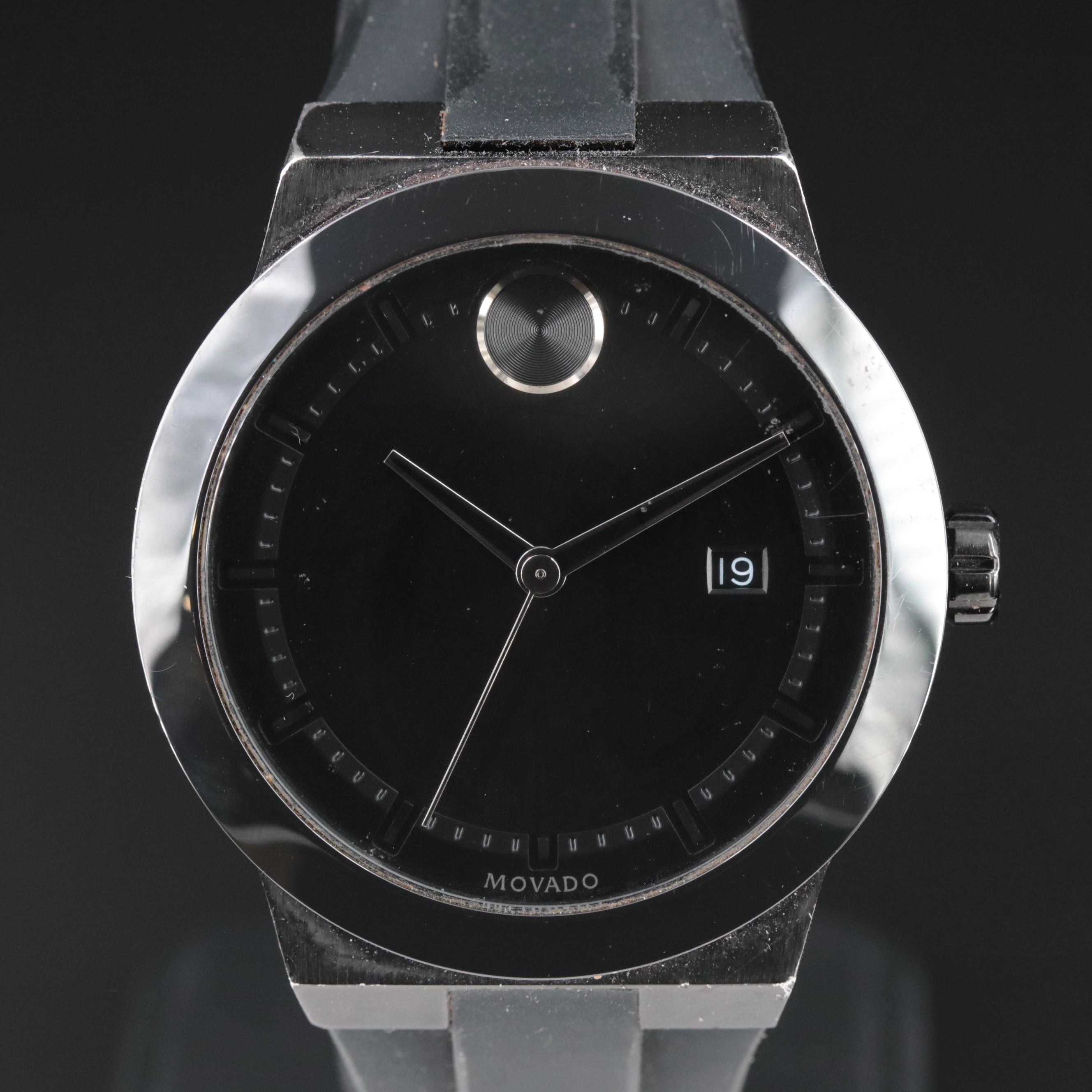 Movado Bold All-Black Quartz Watch
