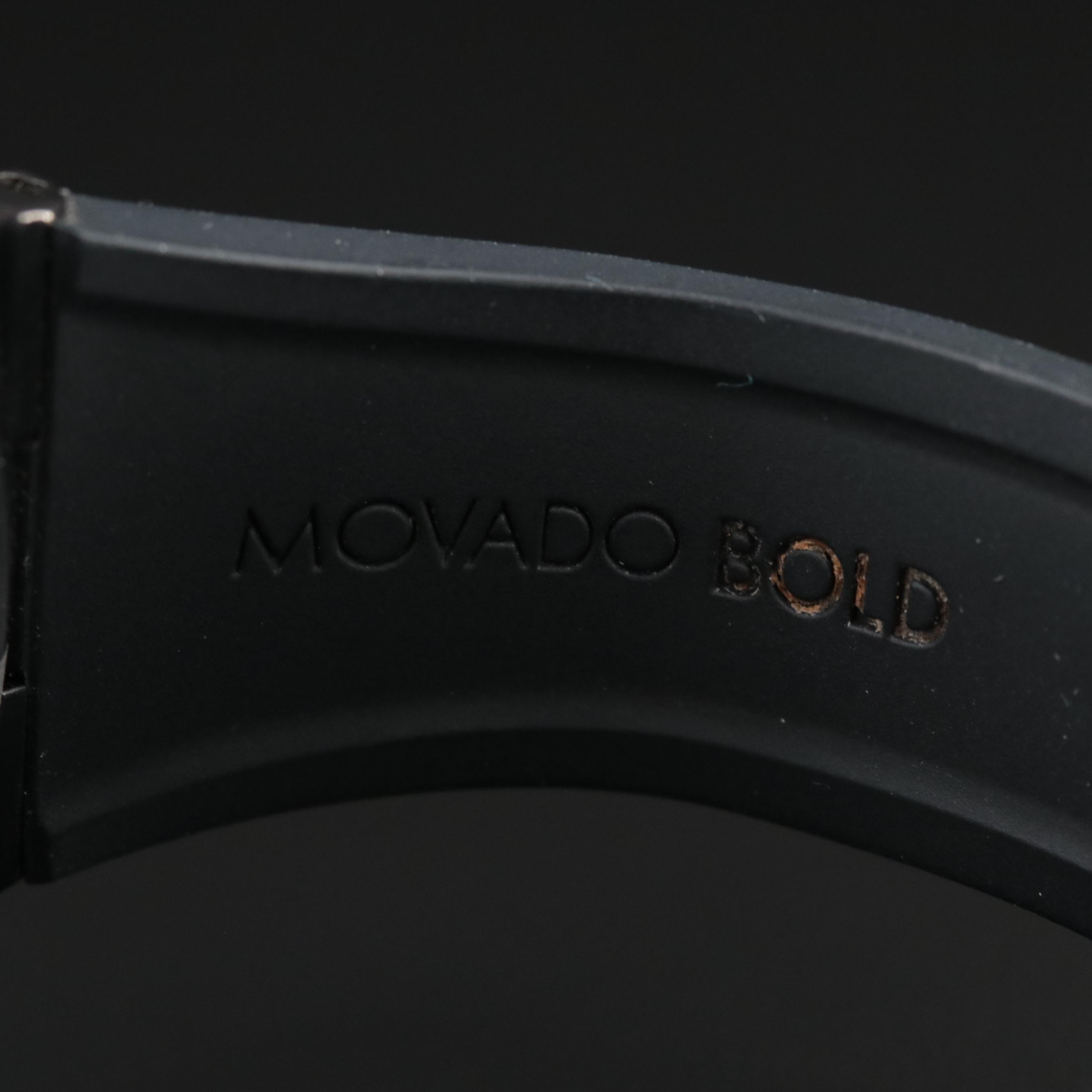 Movado Bold All-Black Quartz Watch