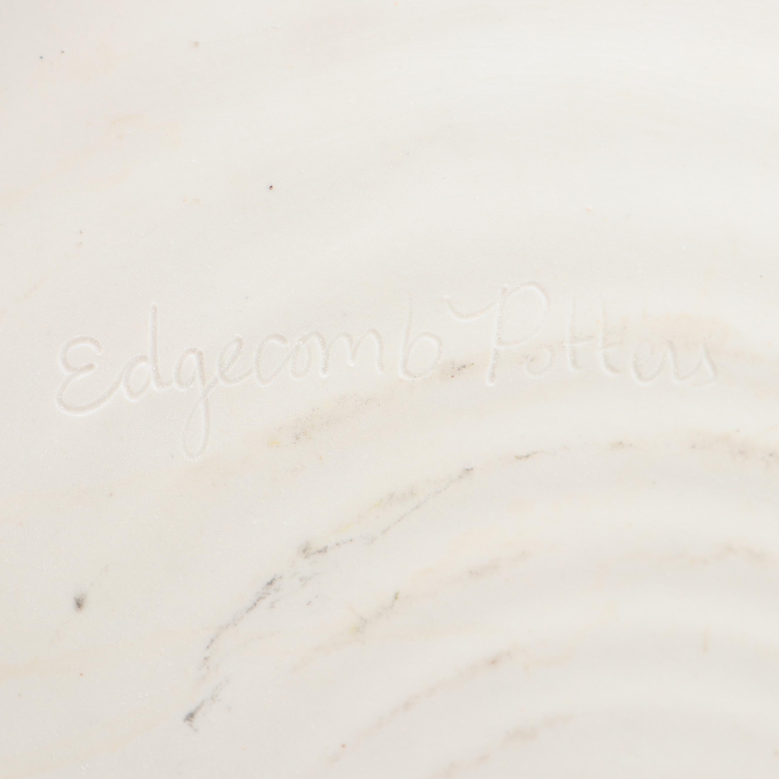 Edgecomb Pottery Ceramic Plate with Metal Plate Stand