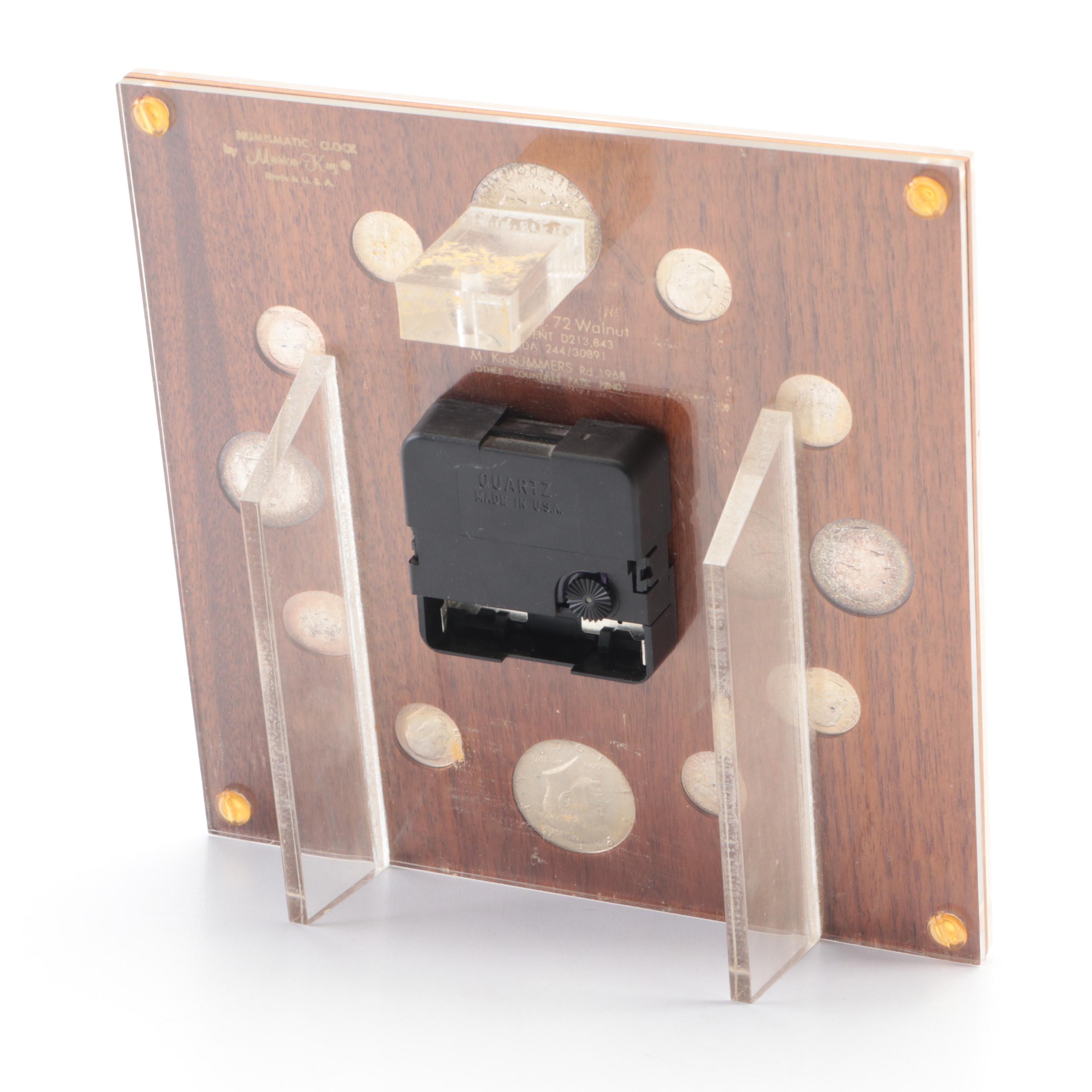 Last US Silver Coinage Numismatic Display Clock